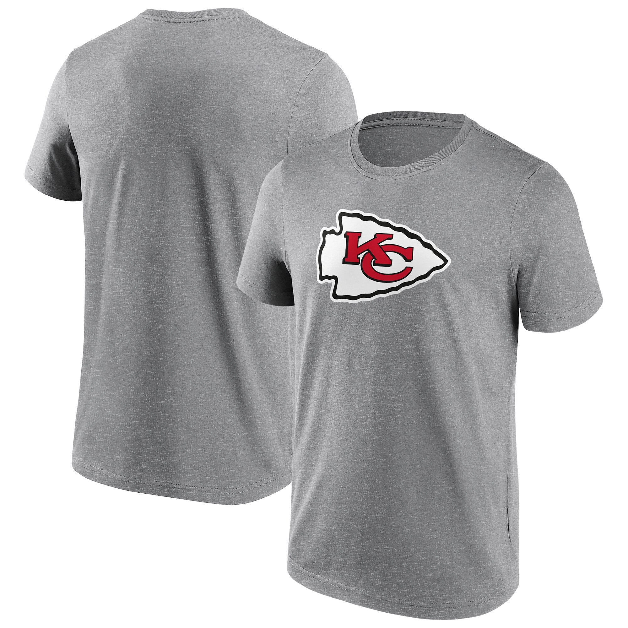 Kansas City Chiefs Neutral Colour Logo T-Shirt - Mens - Big & Tall
