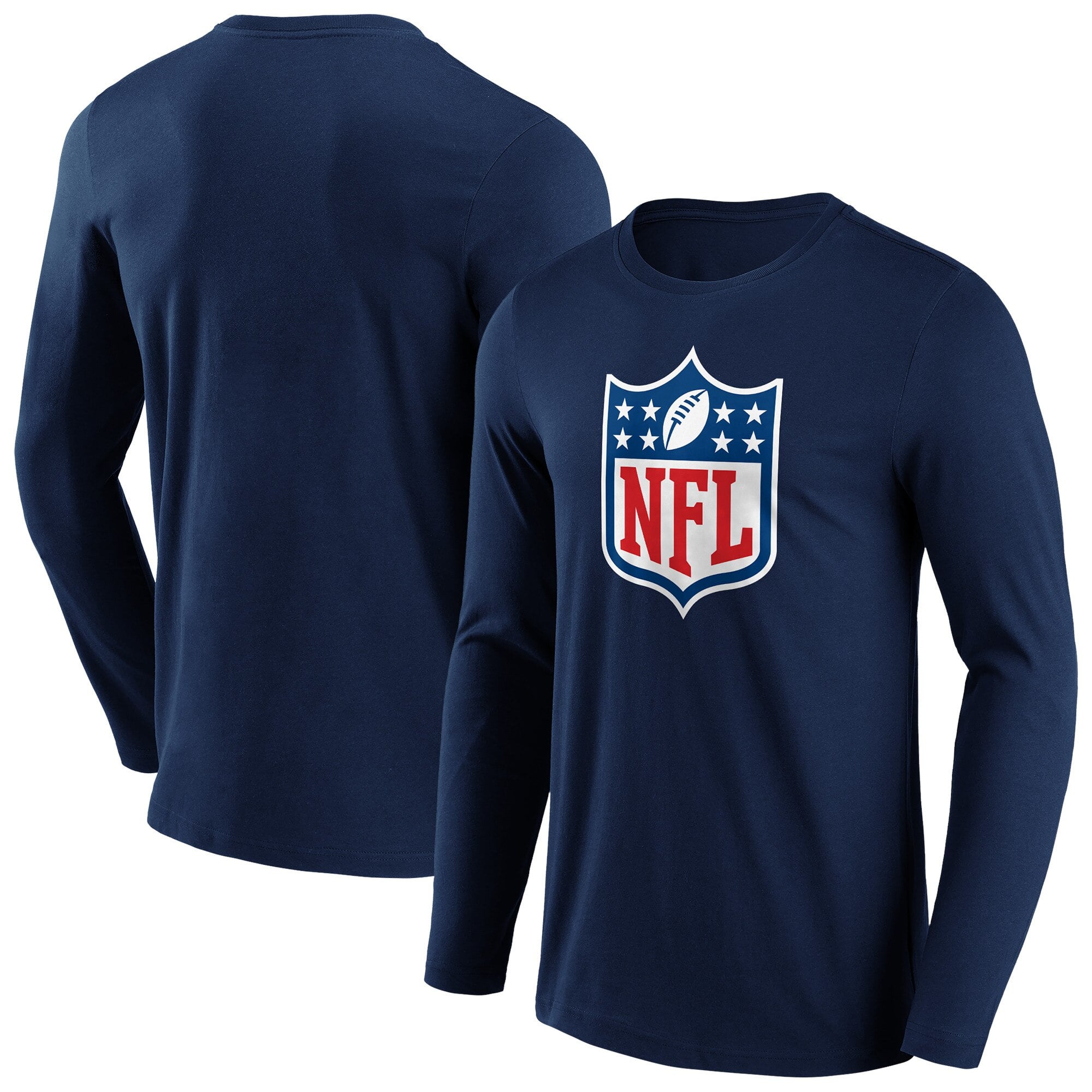 T-shirt a maniche lunghe con logo a colori primari NFL - Uomo