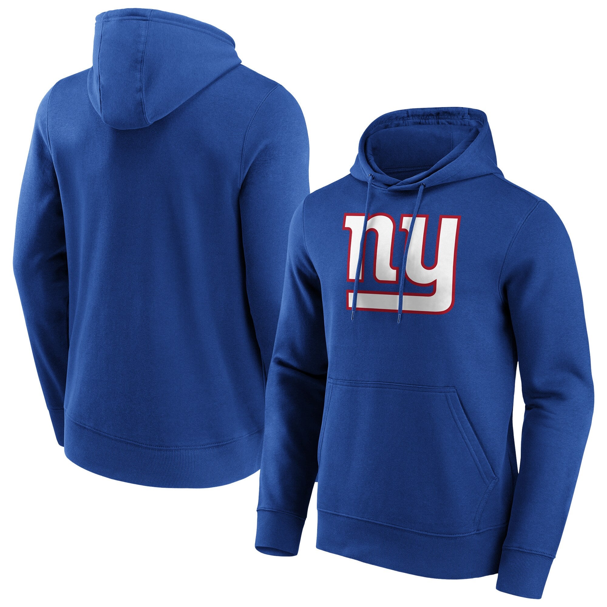 New York Giants Primary Colour Logo Hoodie - Mens