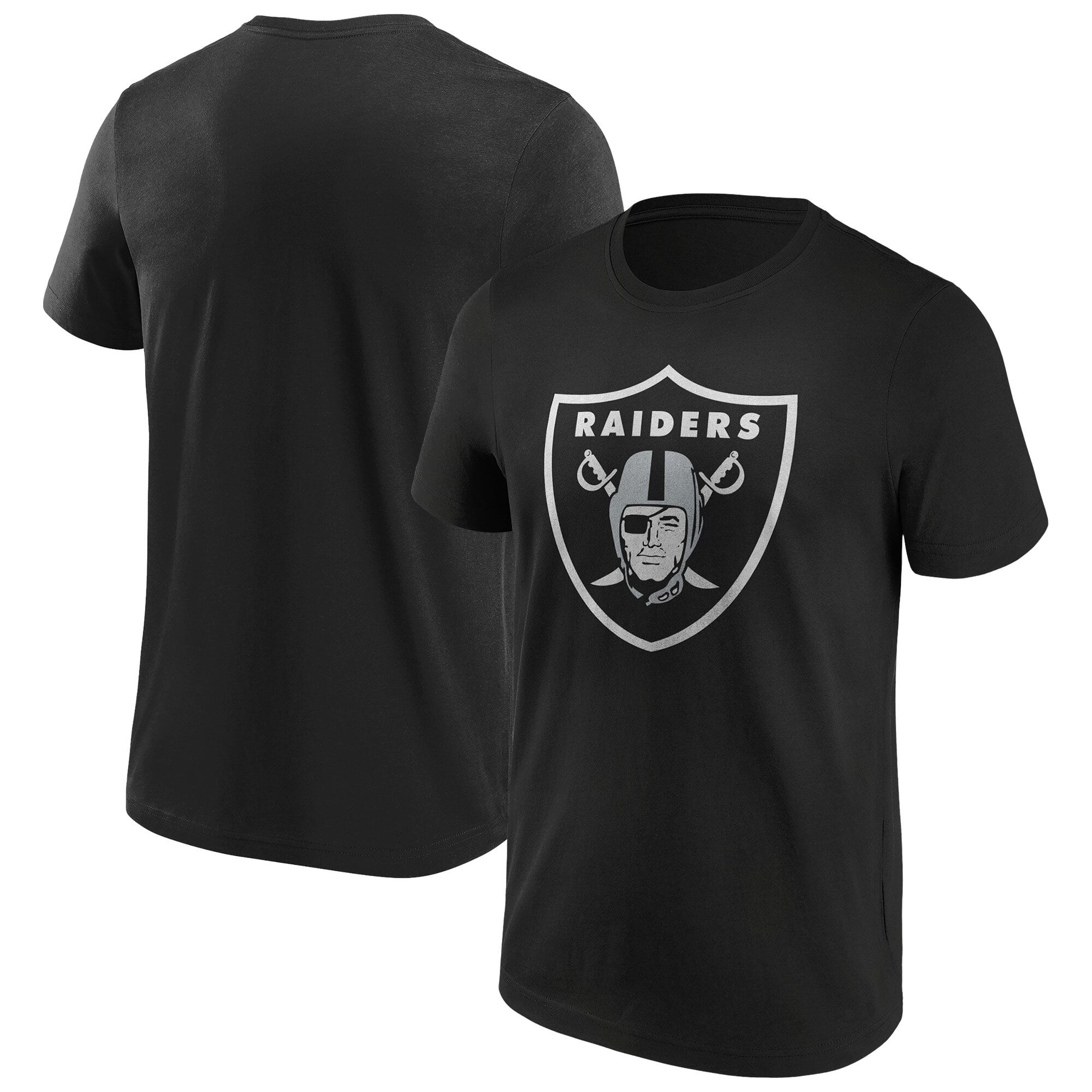 Las Vegas Raiders Primary Colour Logo T-Shirt - Mens - Big & Tall