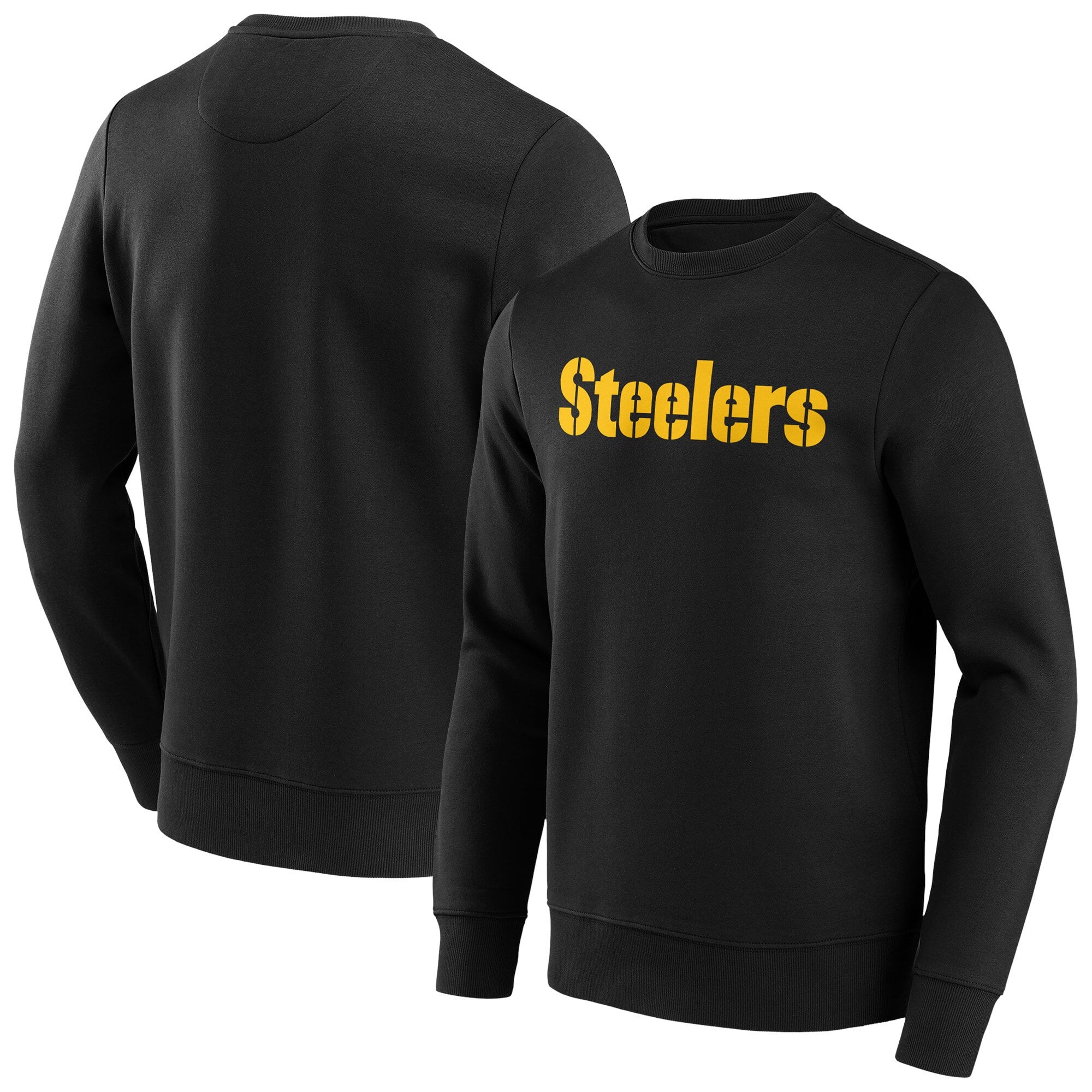 Felpa girocollo Pittsburgh Steelers Primary Color Wordmark - Uomo
