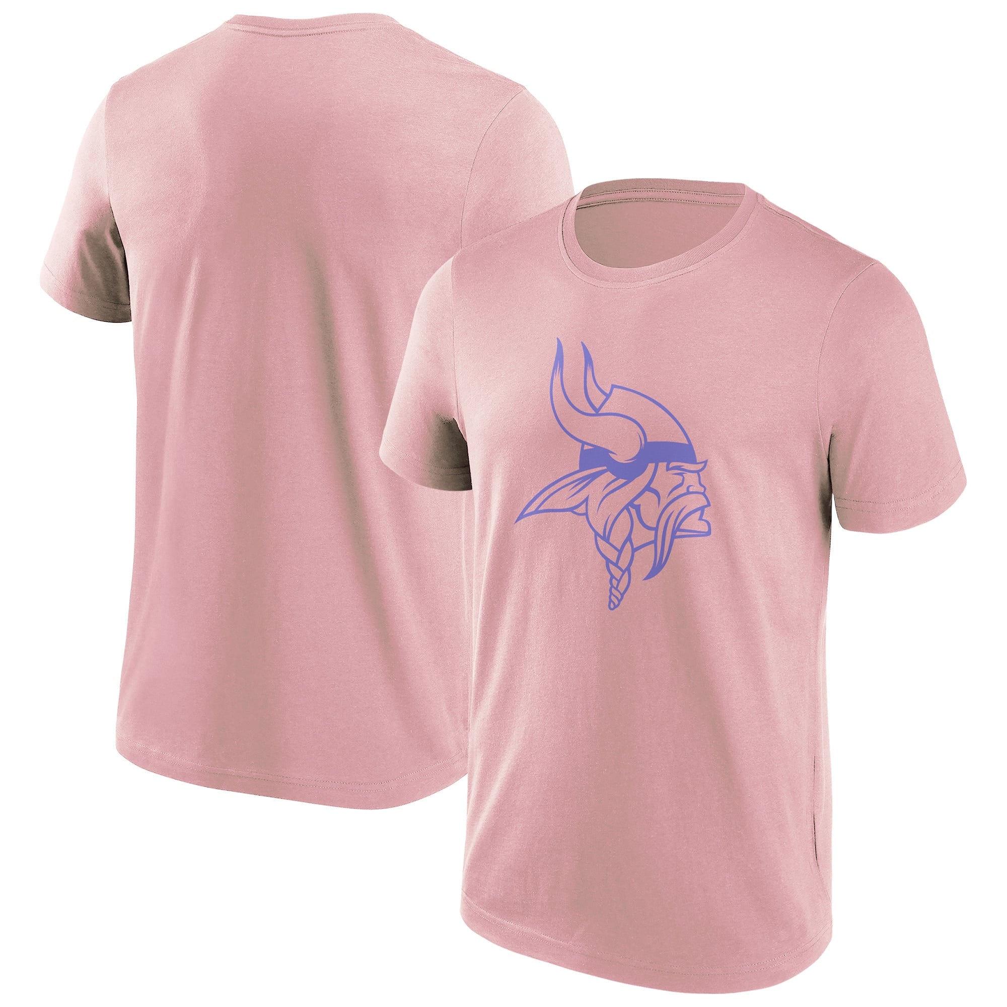 T-shirt con logo a colori alla moda dei Minnesota Vikings - Uomo