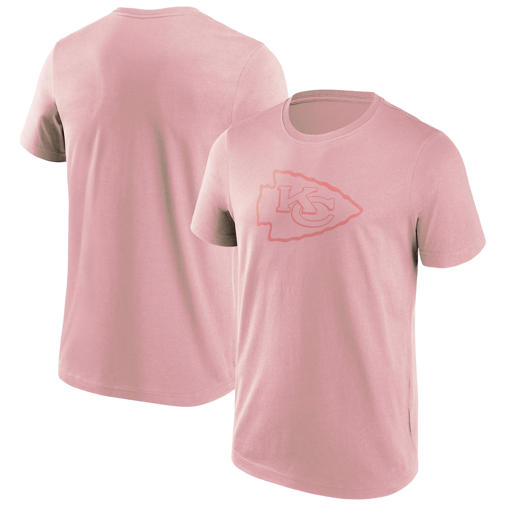T-shirt con logo a colori alla moda dei Kansas City Chiefs - Uomo