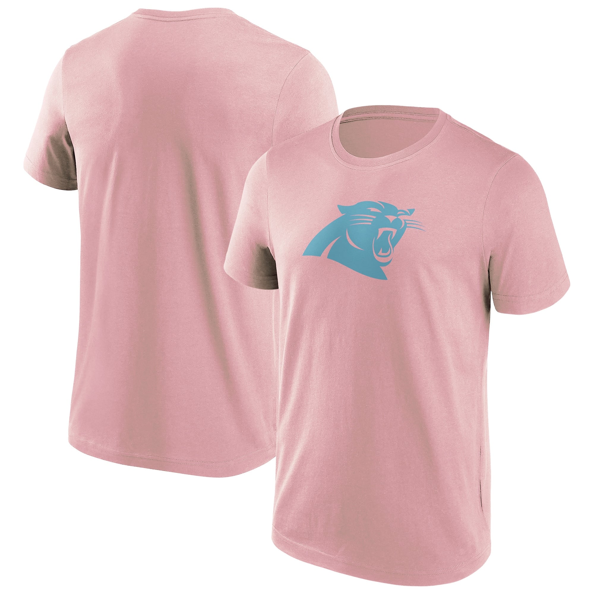 T-shirt con logo a colori moda Carolina Panthers - Uomo