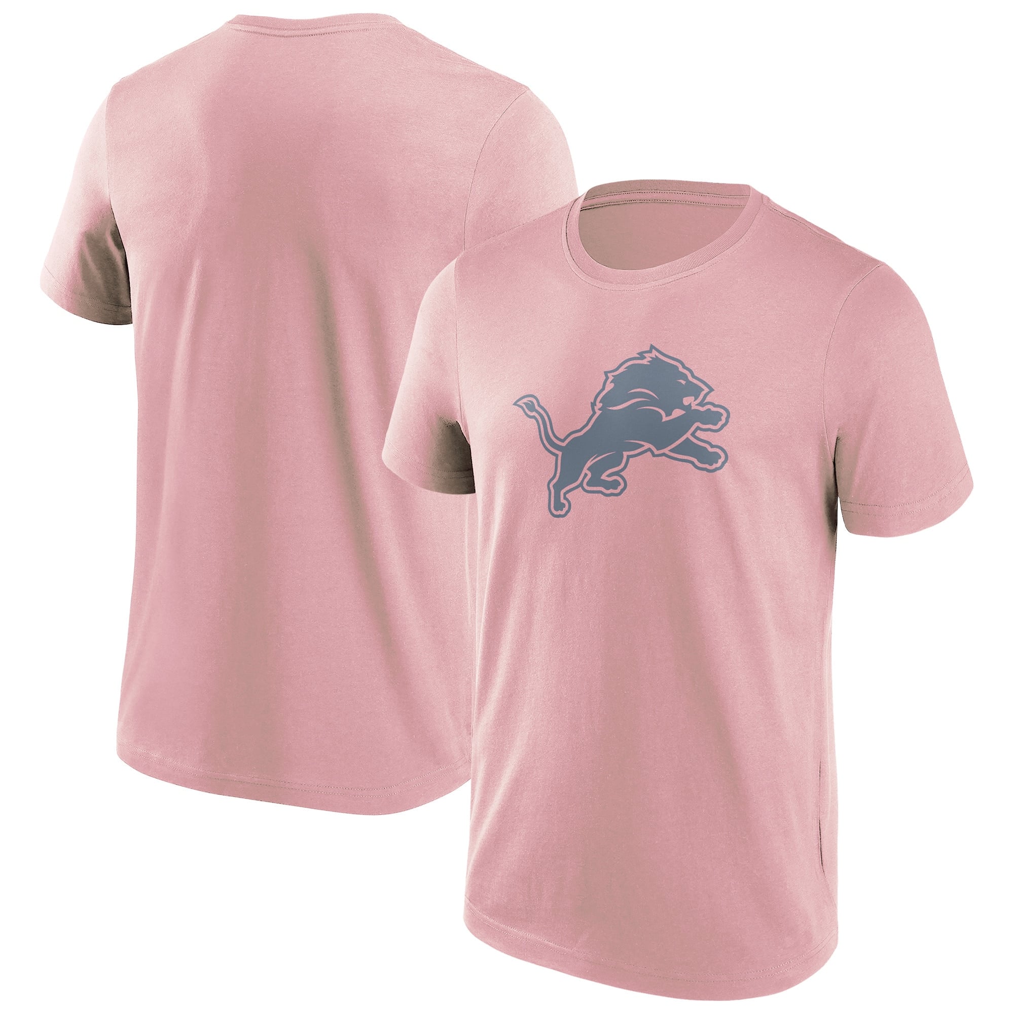T-shirt con logo a colori alla moda dei Detroit Lions - Uomo