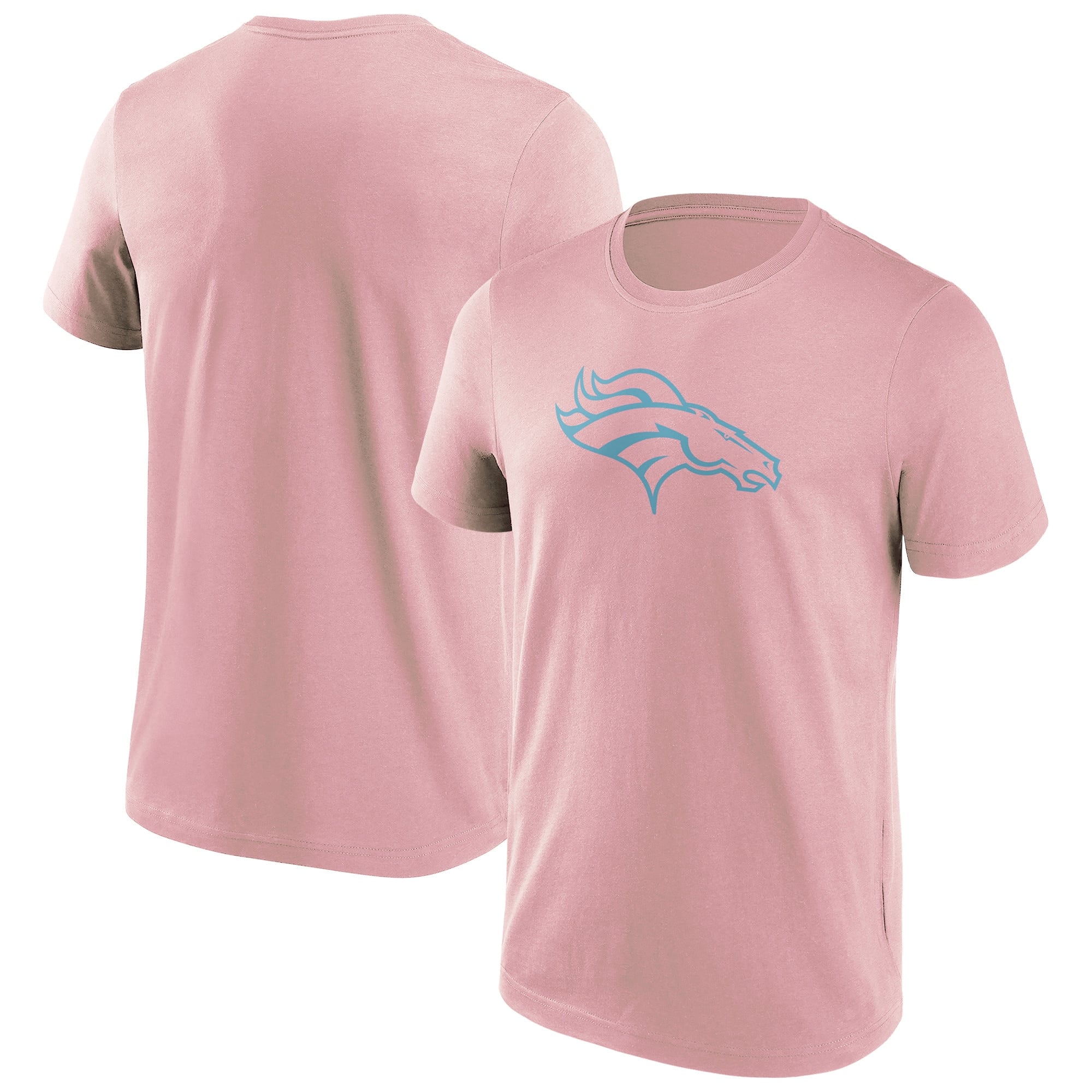 T-shirt con logo a colori alla moda di Denver Broncos - Uomo