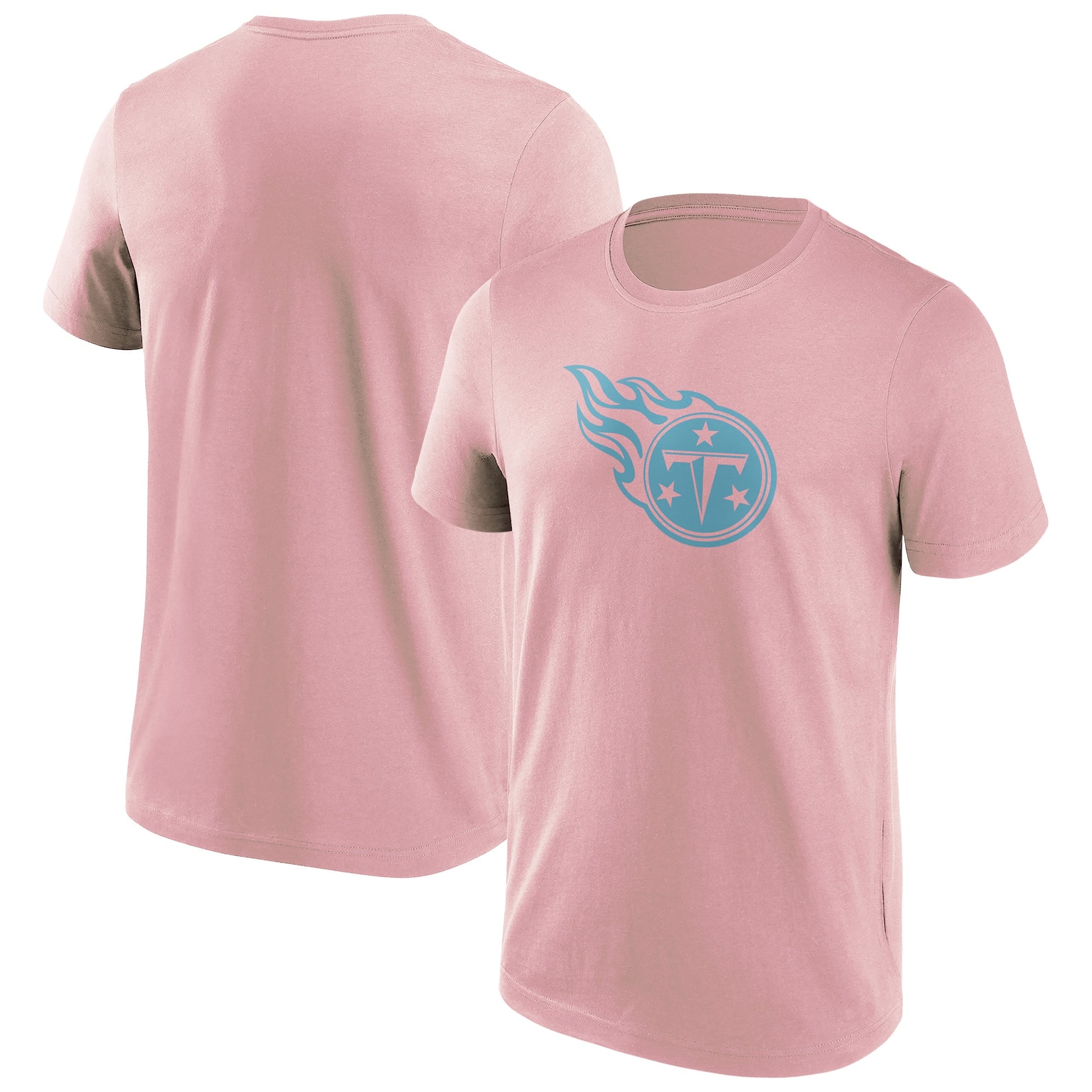 T-shirt con logo colorato alla moda dei Tennessee Titans - Uomo