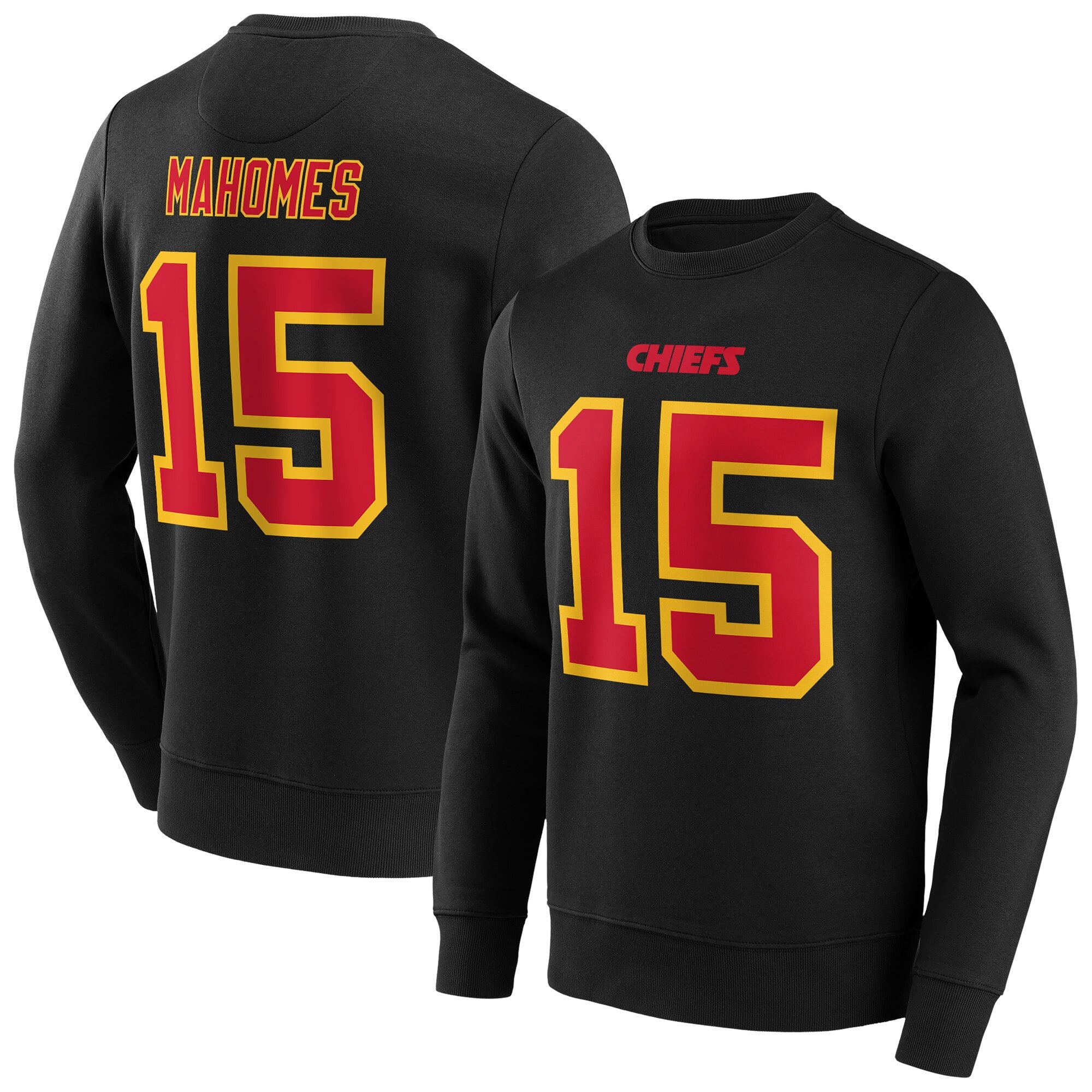 Kansas City Chiefs Felpa girocollo con nome e numero alternates- Patrick Mahomes - Uomo