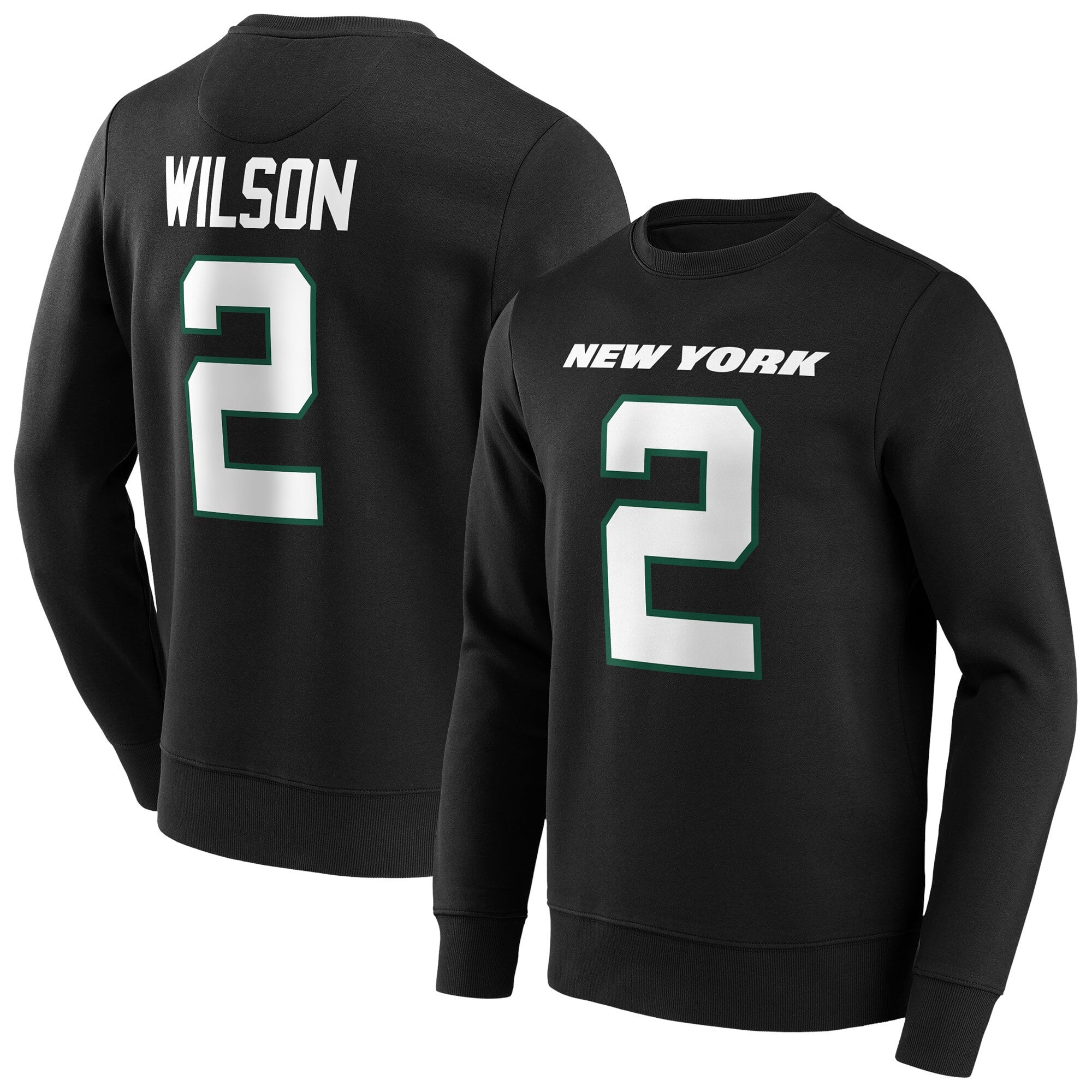 Sweat-shirt ras du cou New York Jets Alternate Name & Number - Zach Wilson - Hommes - Grands et grands