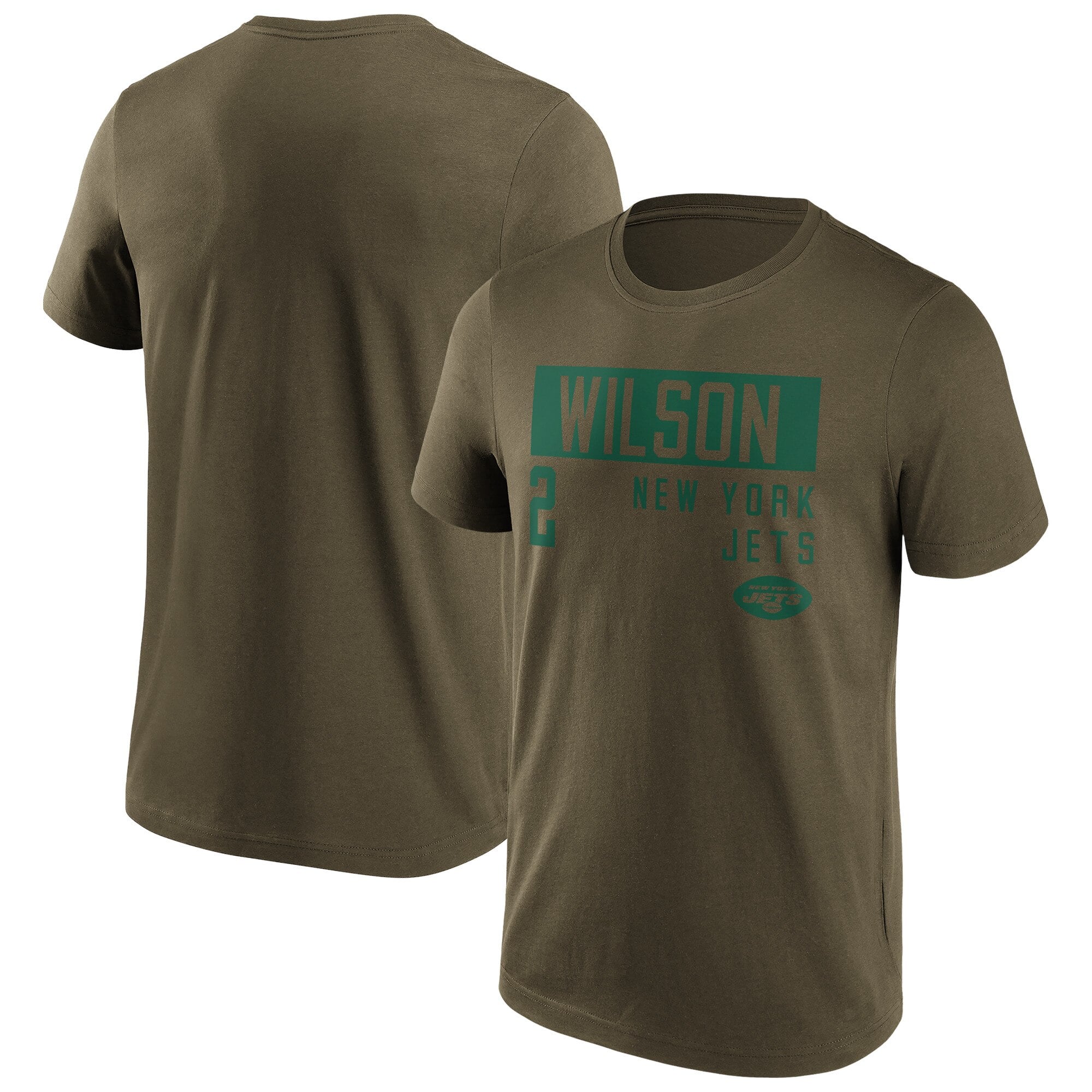 Maglietta con nome e numero alla moda dei New York Jets - Zach Wilson - Uomo