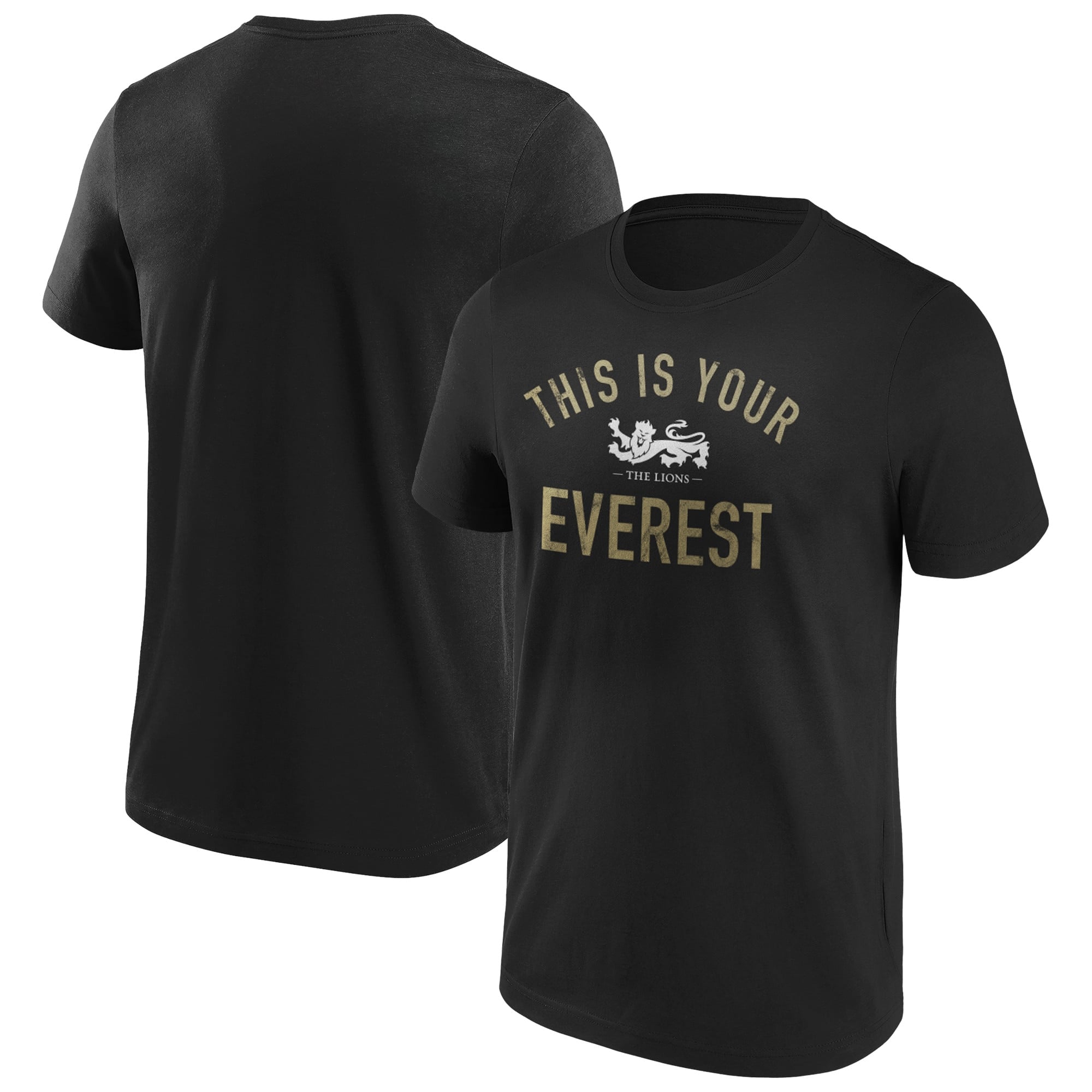 Camiseta de los Leones Británicos e Irlandeses This Is Your Everest - Negro: retailer-supplied image