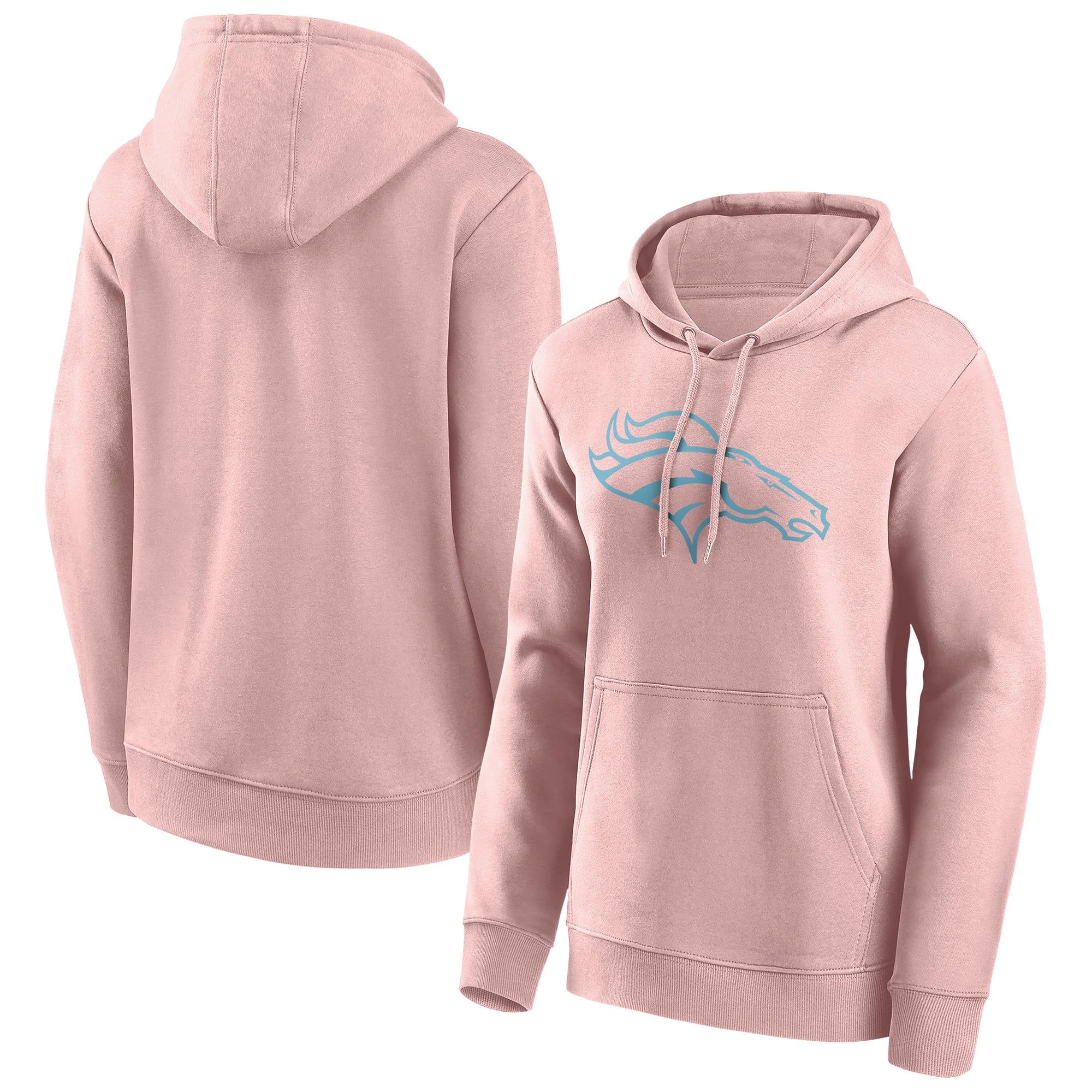 Sudadera con capucha Denver Broncos Fashion Color Logo - Mujer