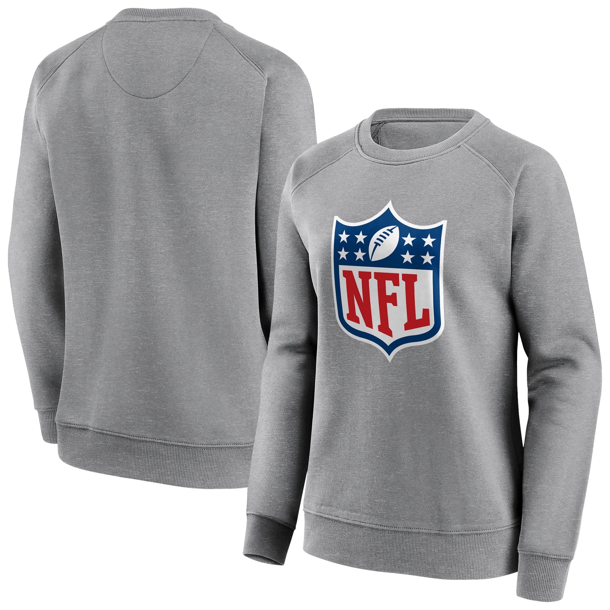 Sweat-shirt ras du cou à logo couleur neutre NFL - Femmes