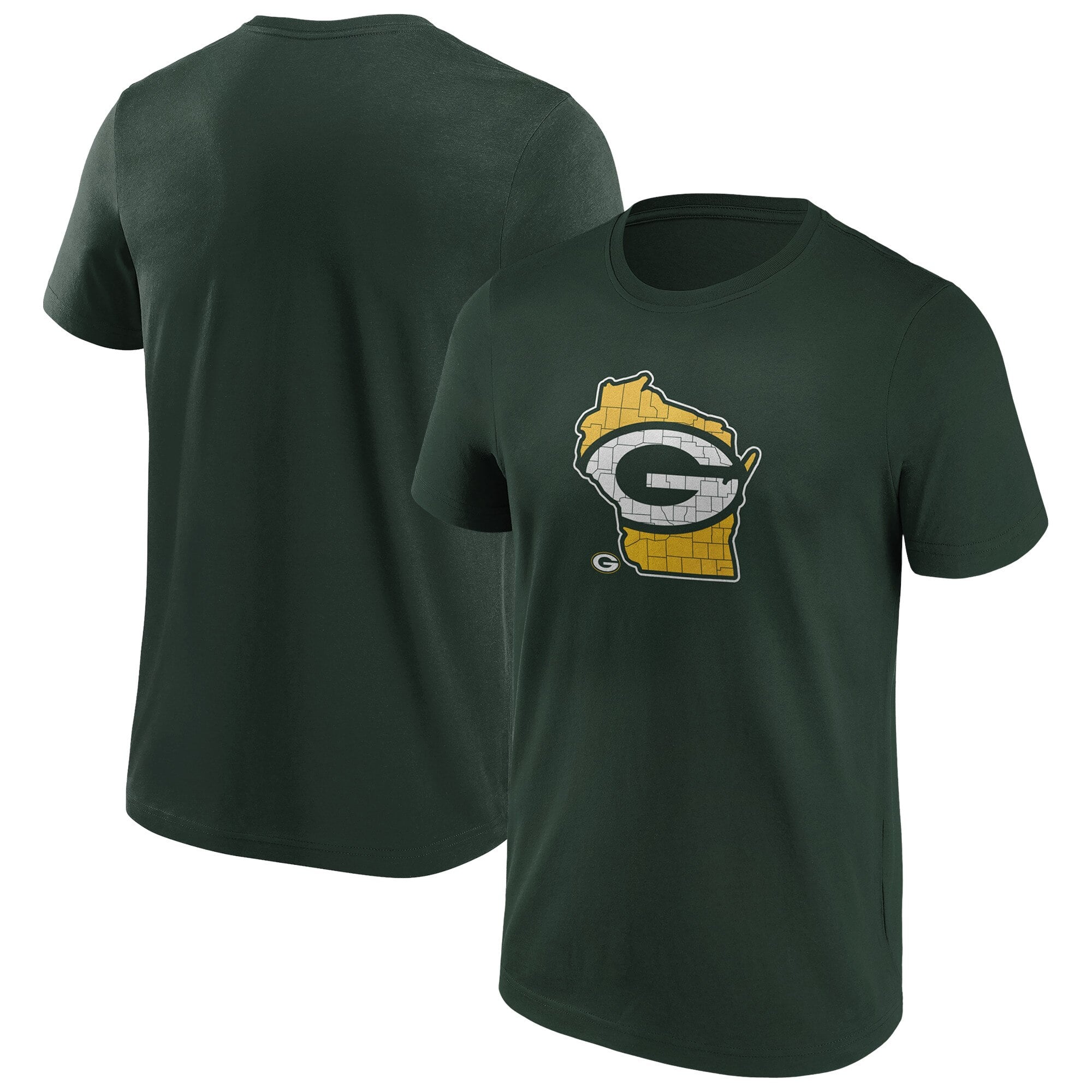 Green Bay Packers Pack State Iconic Hometown Graphic T-Shirt - Mens