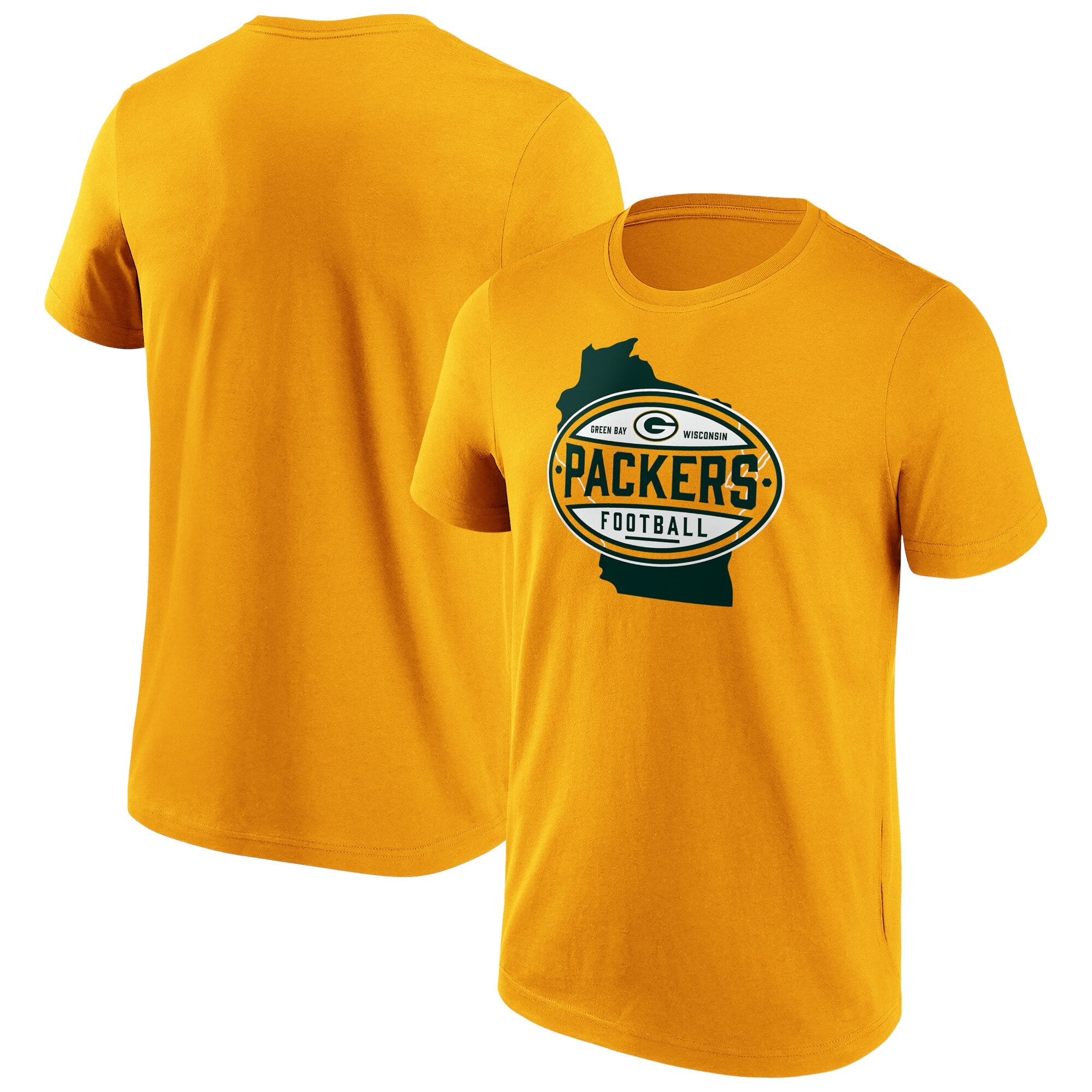 Green Bay Packers Packers State Iconic Hometown Graphic T-Shirt - Mens