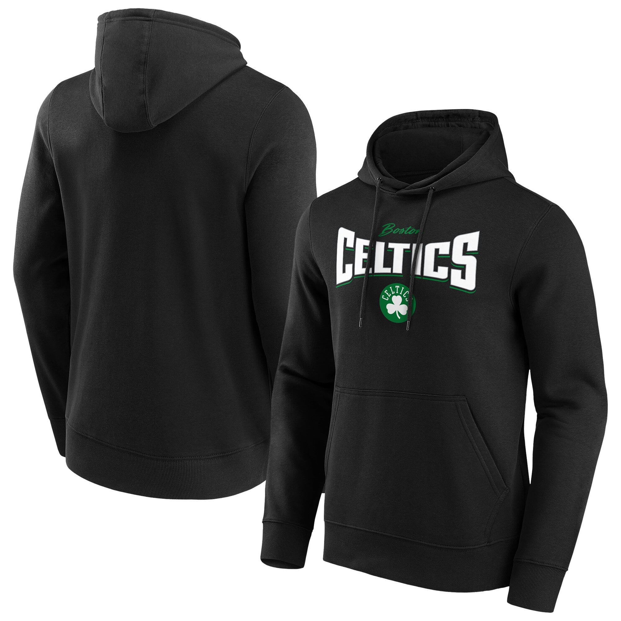 Boston Celtics Felpa Con Cappuccio - Nera - Uomo