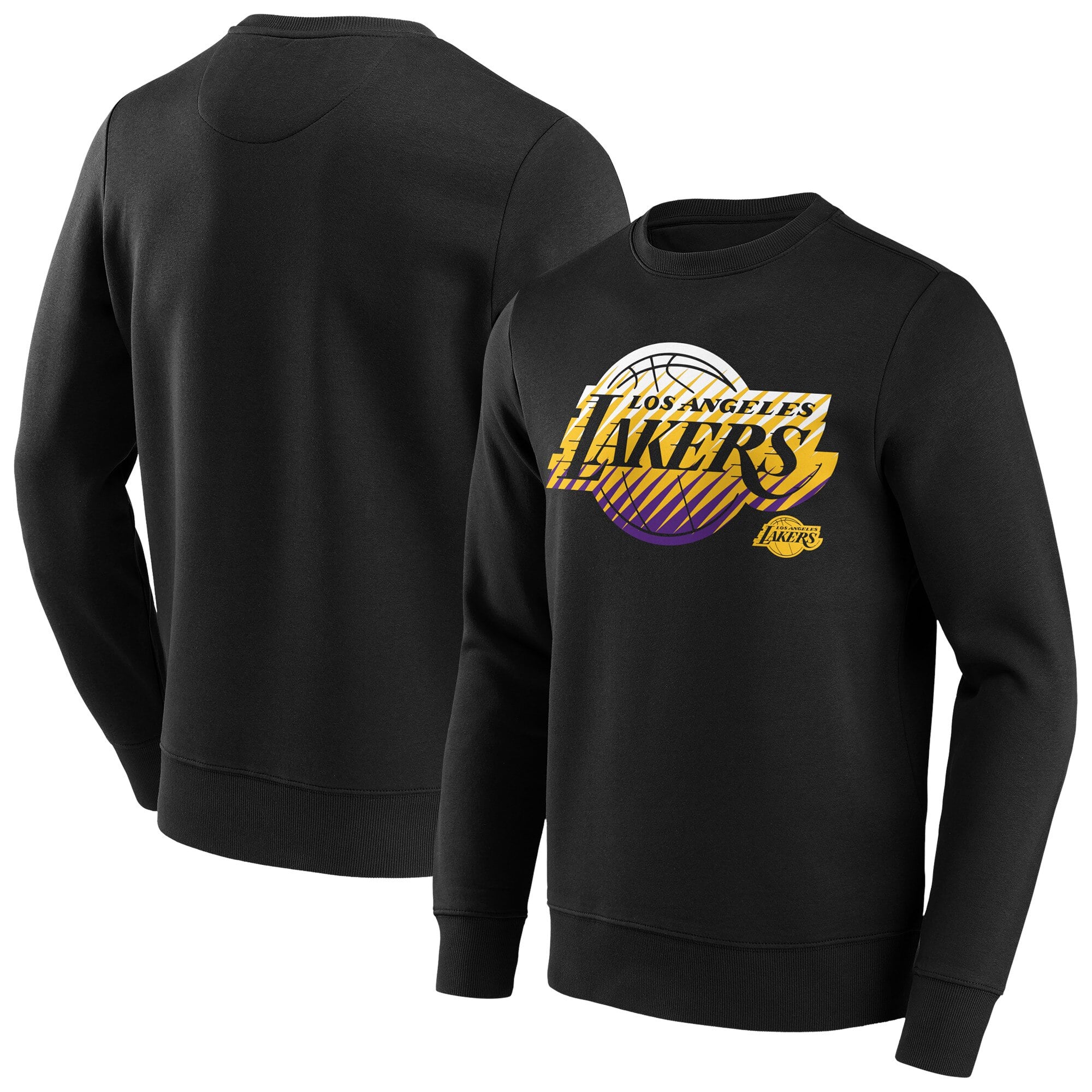 Los Angeles Lakers Fade Graphic Crew Sweatshirt - Mens