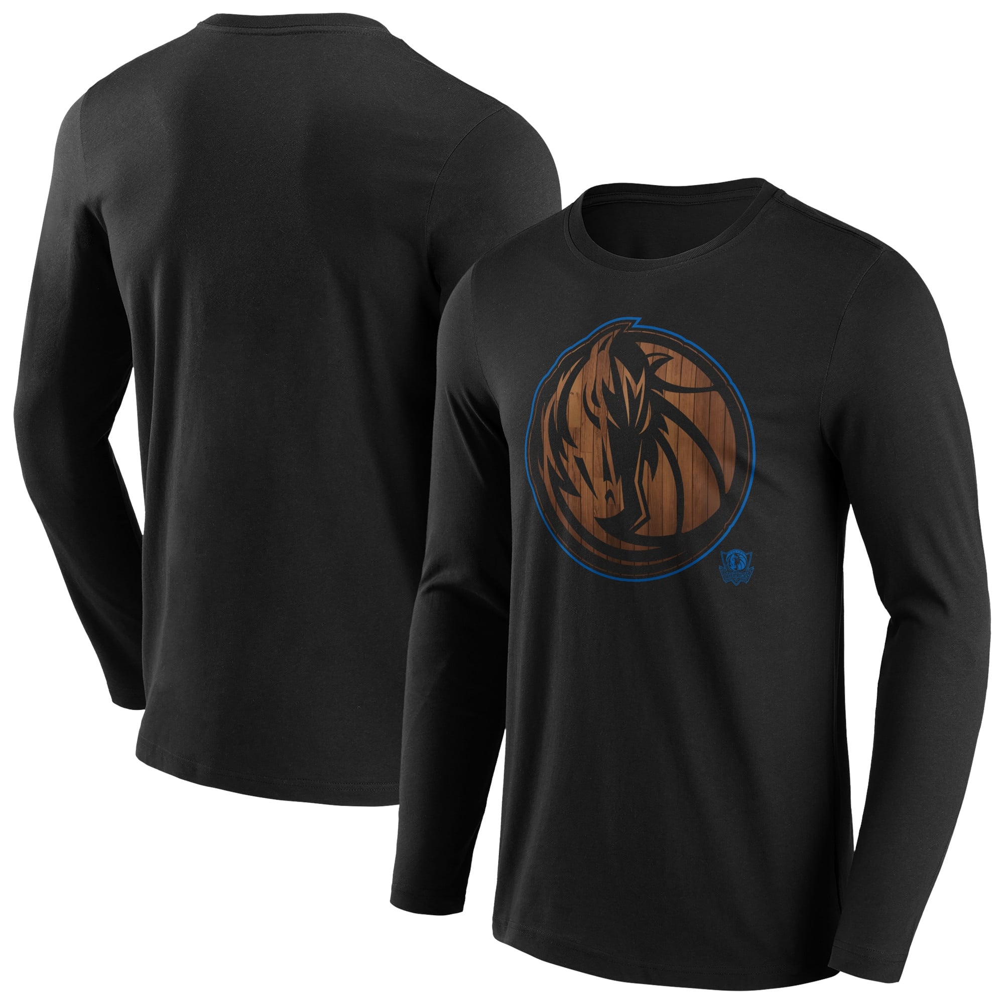 Dallas Mavericks  Hardwood Graphic Long Sleeve T-Shirt - Mens