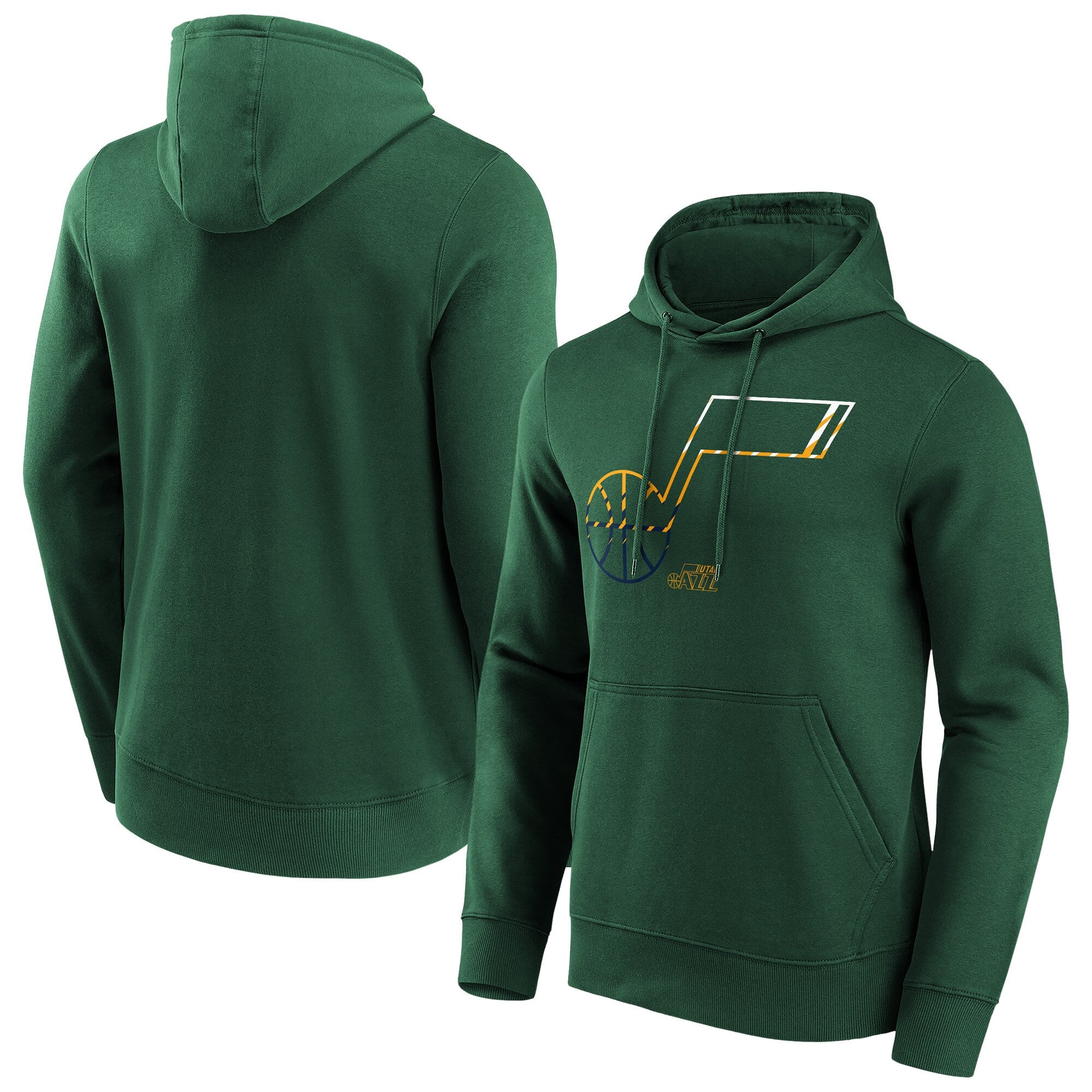 Sudadera con capucha y gráfico Utah Jazz Fade - Hombre