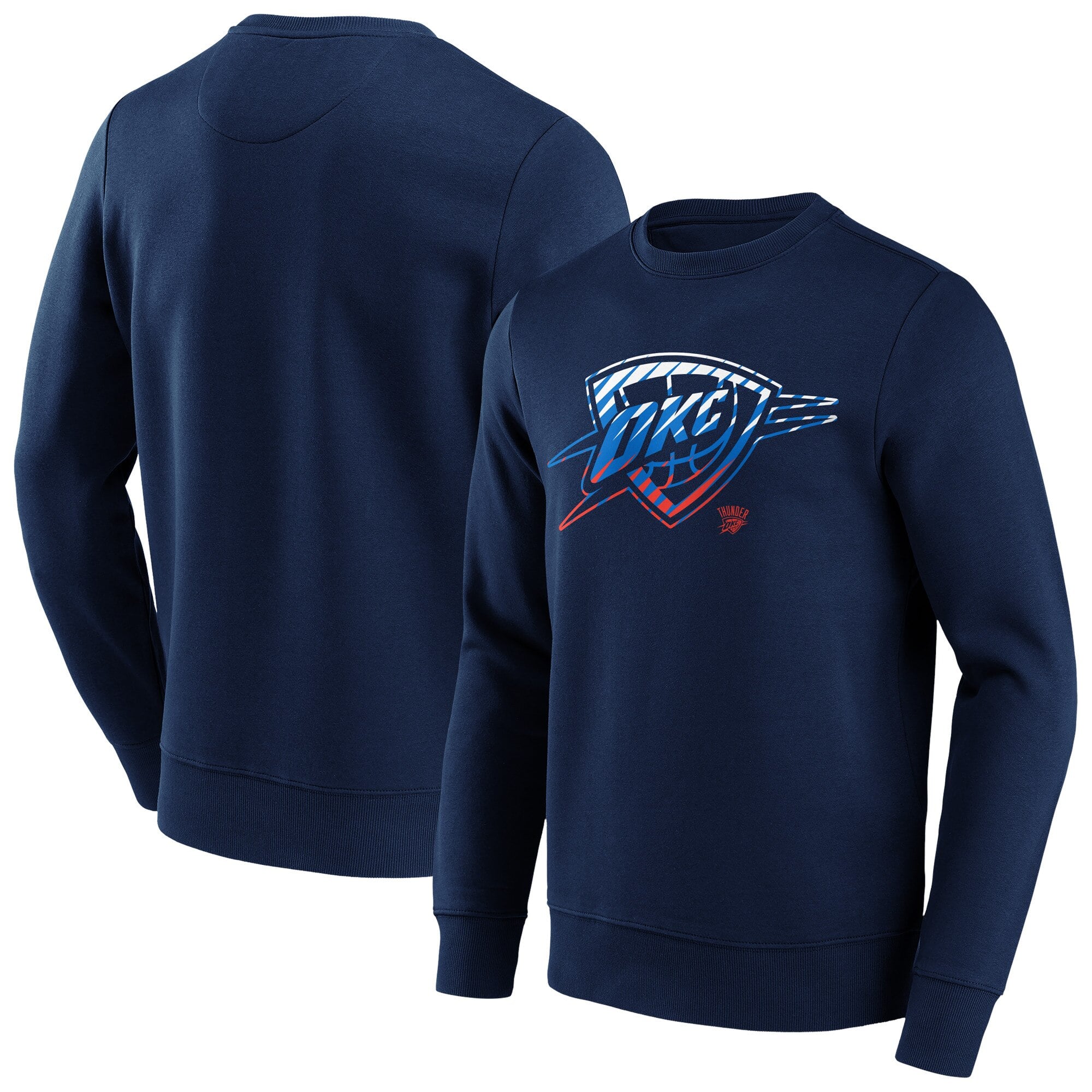 Sudadera con cuello redondo y estampado degradado de los Oklahoma City Thunder - Hombre
