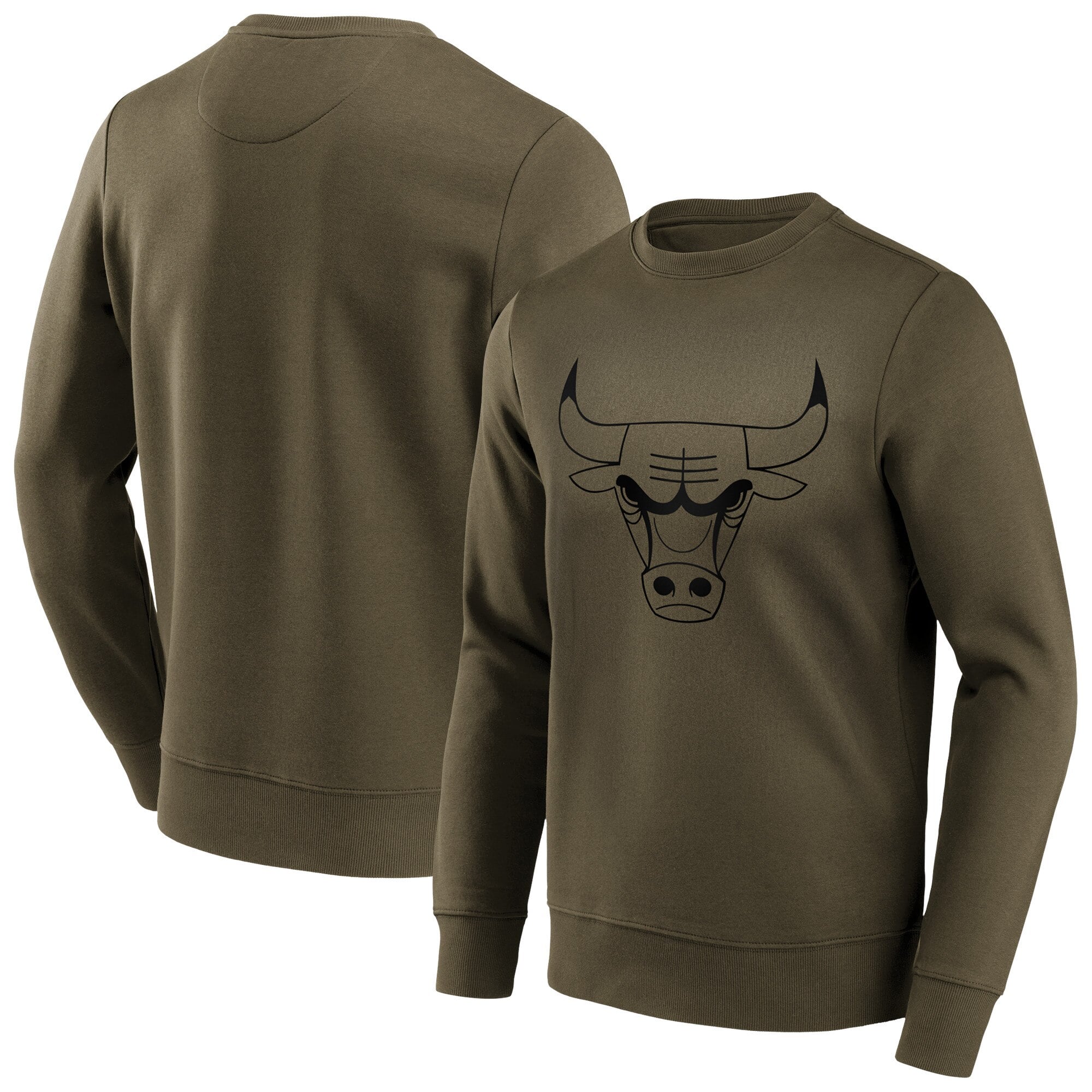 Sudadera con cuello redondo y logo de los Chicago Bulls Fanatics Branded Fashion Preferred - Hombre