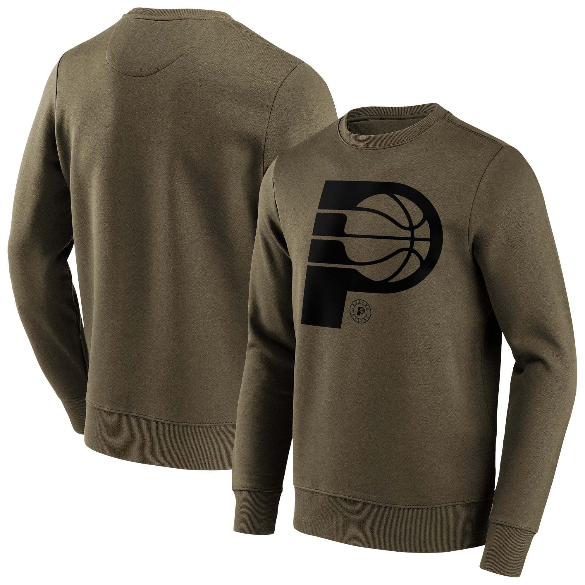 Indiana Pacers Fashion Preferred Logo Crew Sweatshirt – Mens Indiana Pacers Fashion Preferred Logo Crew Sweatshirt – Mens