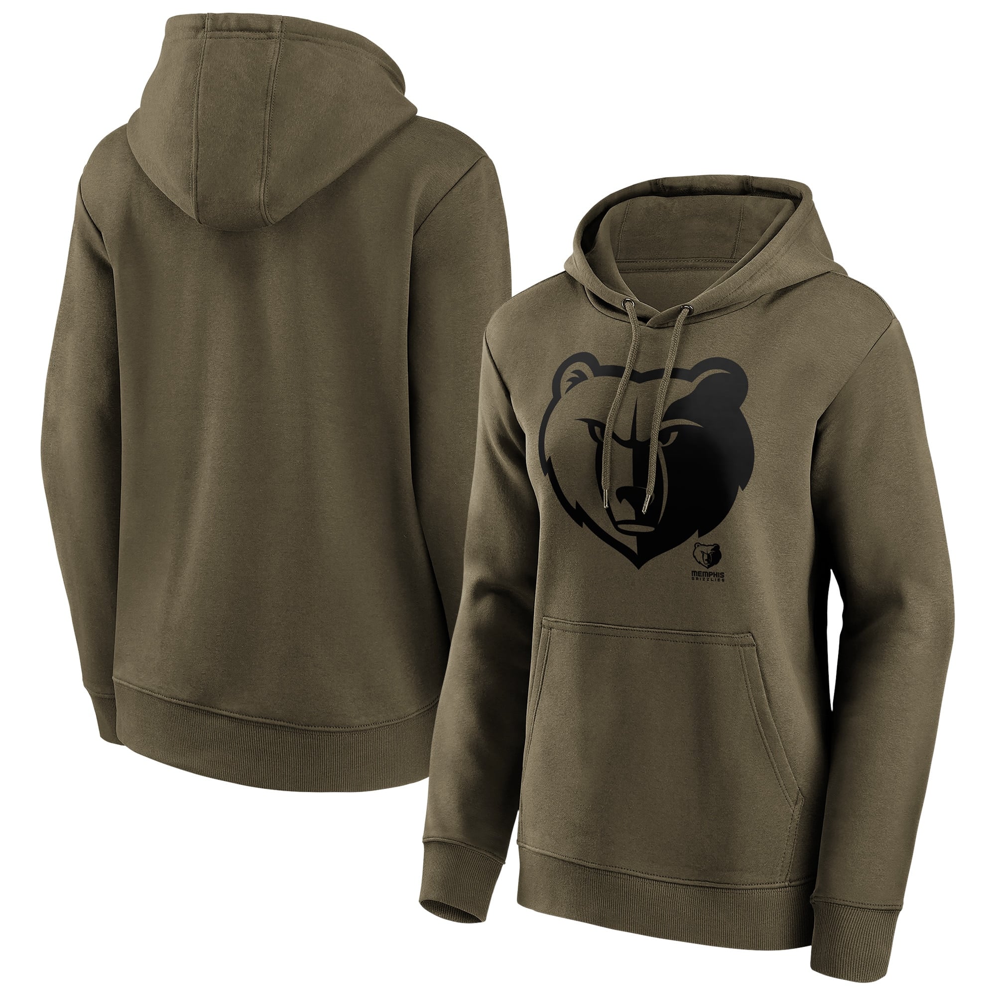 Sudadera con capucha y logo de Memphis Grizzlies Fanatics Branded Fashion Preferred - Mujer