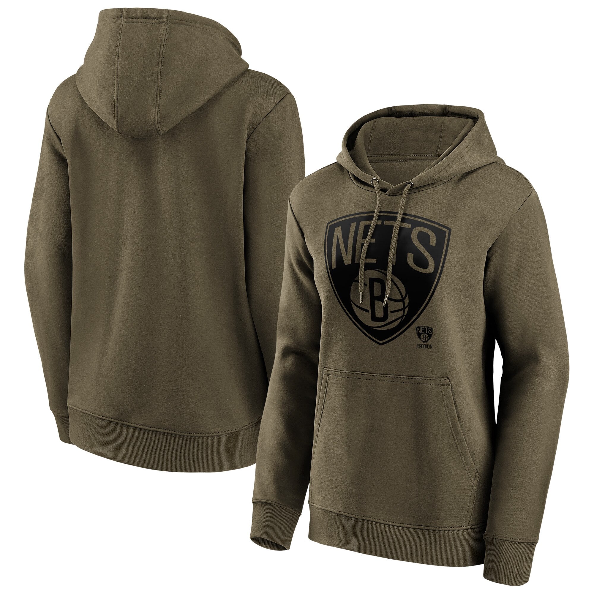 Sudadera con capucha y logo de Brooklyn Nets Fanatics Branded Fashion Preferred - Mujer