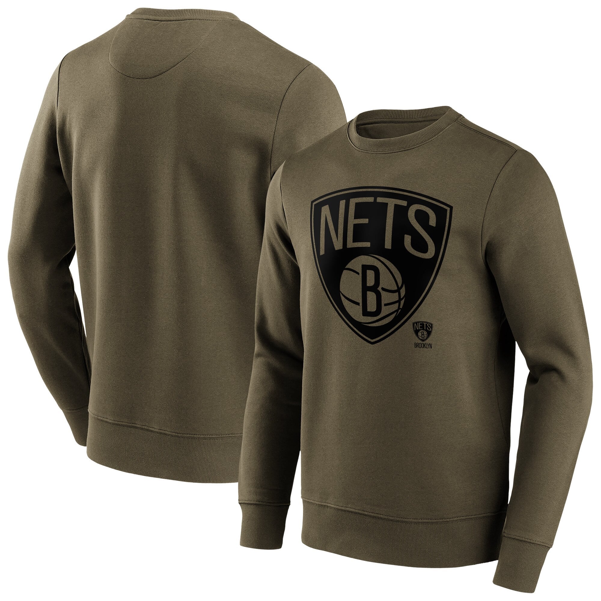 Sudadera Brooklyn Nets Fanatics Branded Fashion Preferred Logo Crew - Hombre