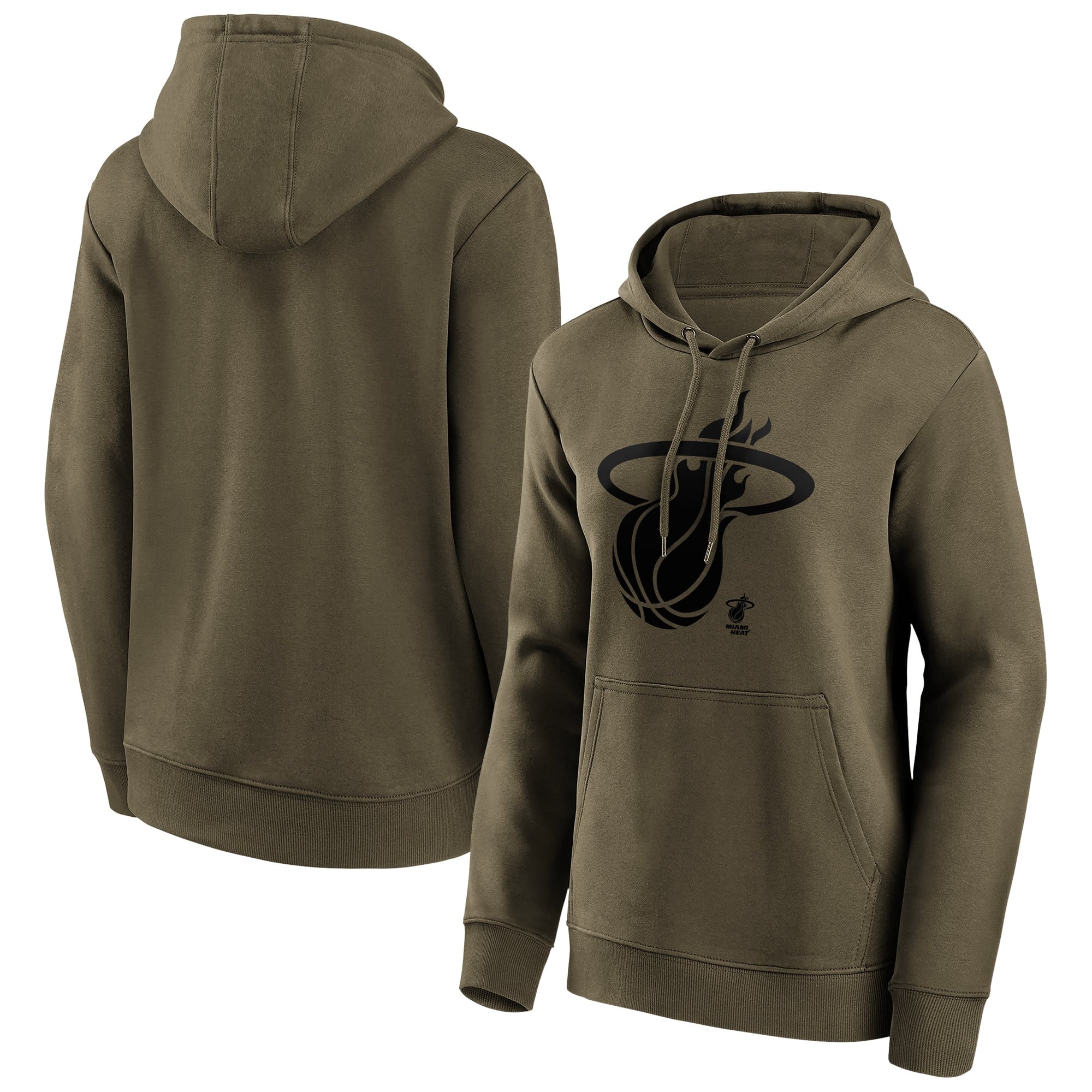 Sudadera con capucha y logo de Miami Heat Fanatics Branded Fashion Preferred - Mujer