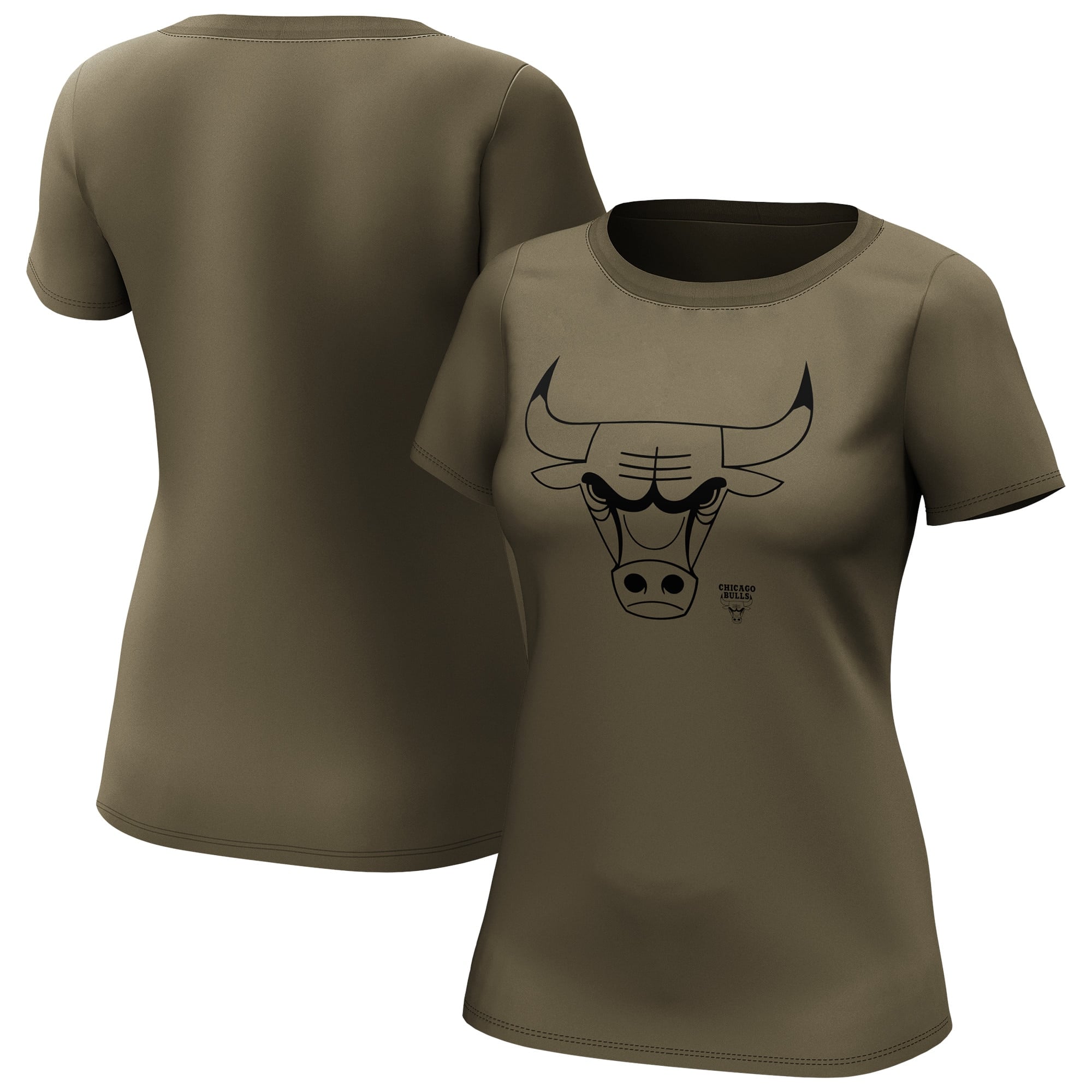 T-shirt con logo preferito dai fanatici dei Chicago Bulls - Damen