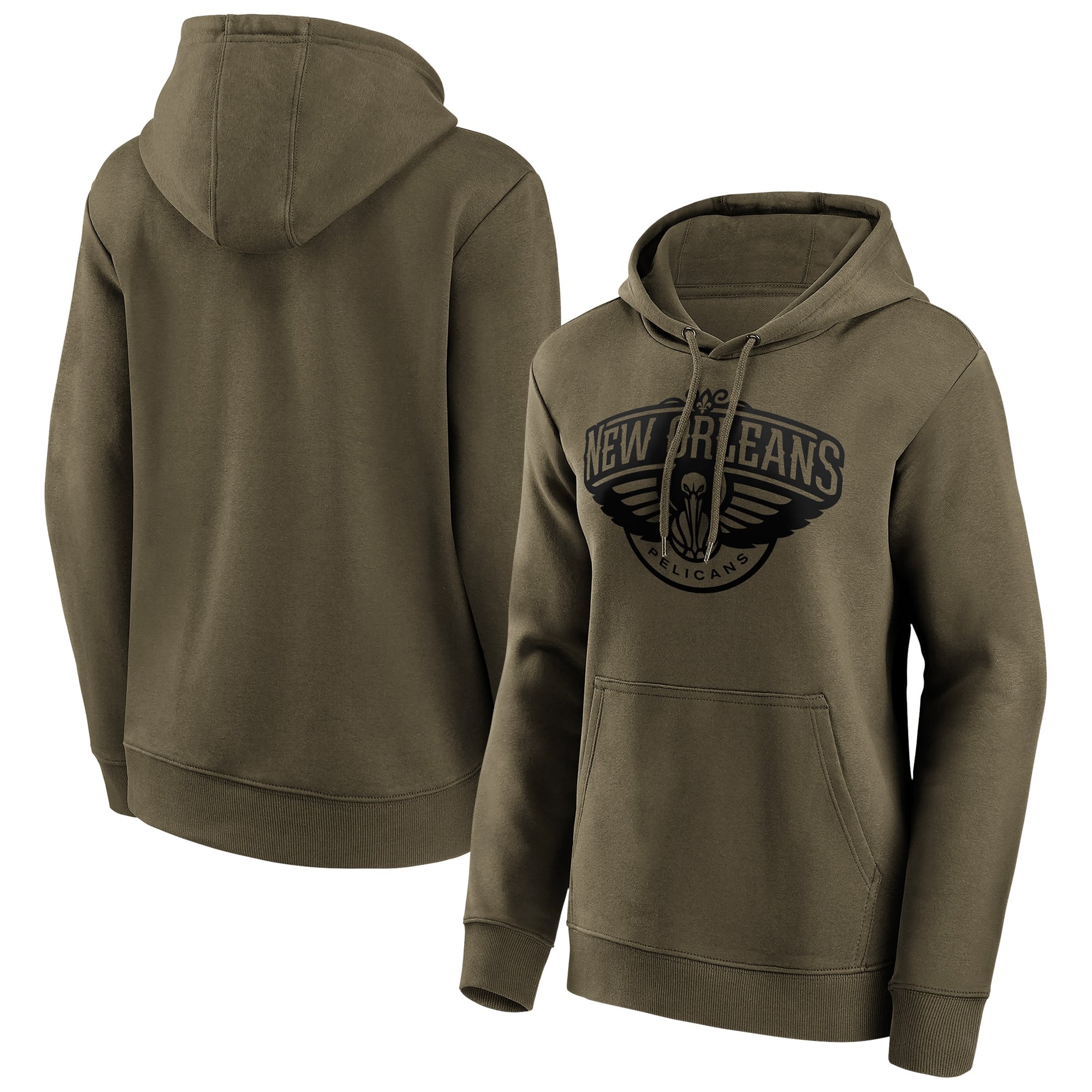 New Orleans Pelicans Fanatics Branded Fashion Preferred Logo Sudadera con capucha - Mujer