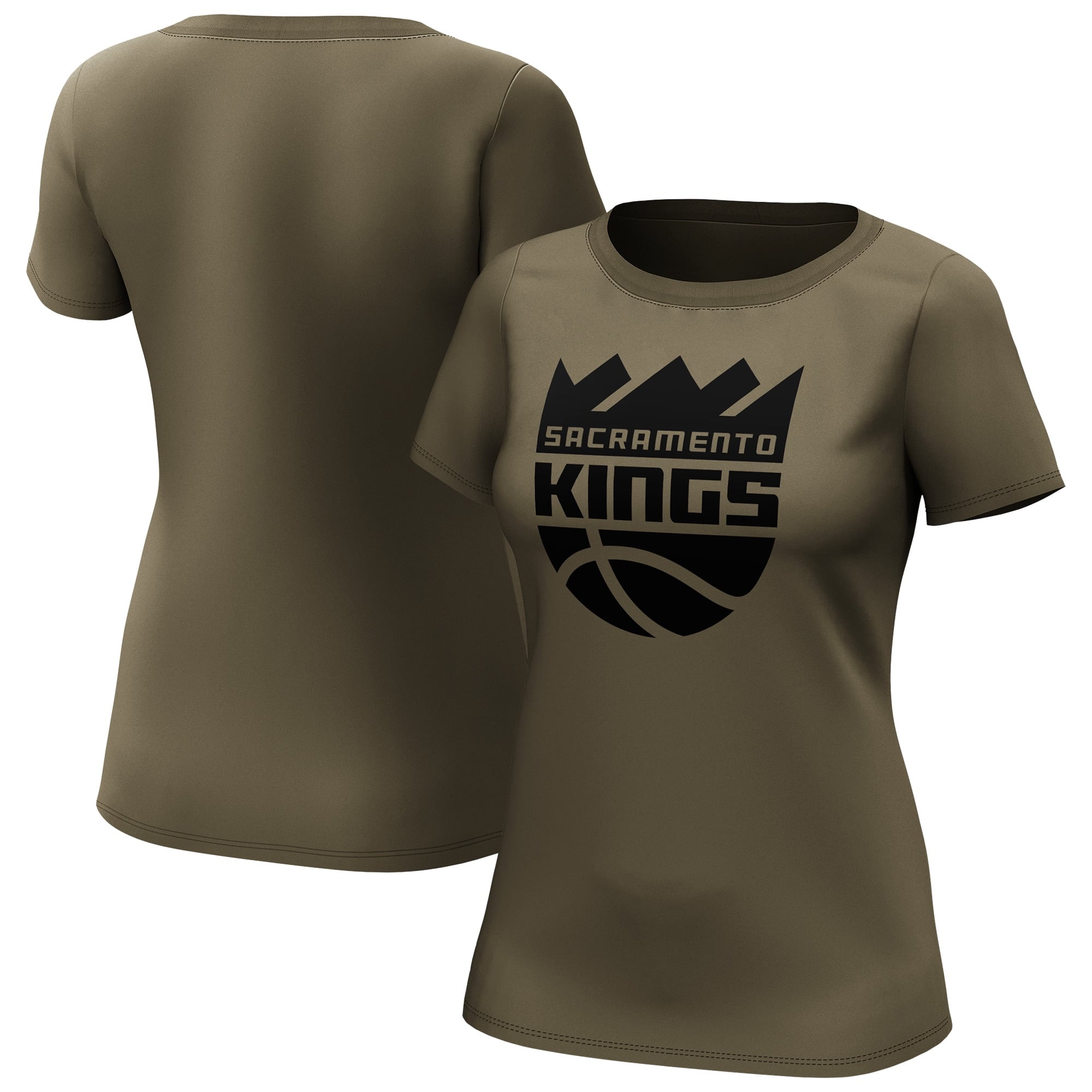 Sacramento Kings Fashion Preferred Logo T-Shirt – Womens