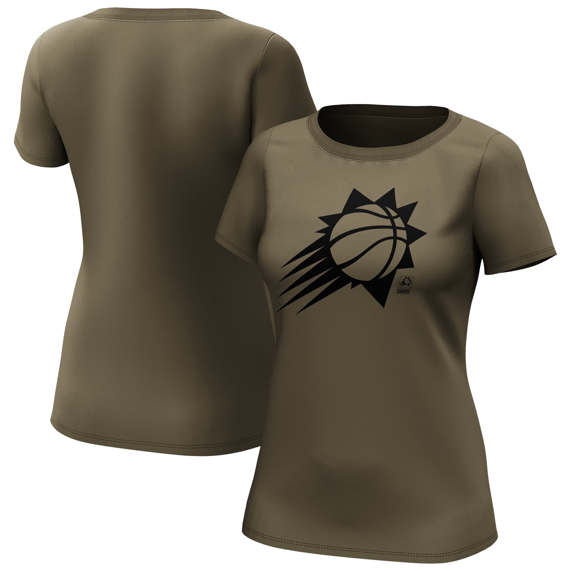 T-shirt con logo preferito dai fanatici della moda di Phoenix Suns - Donna