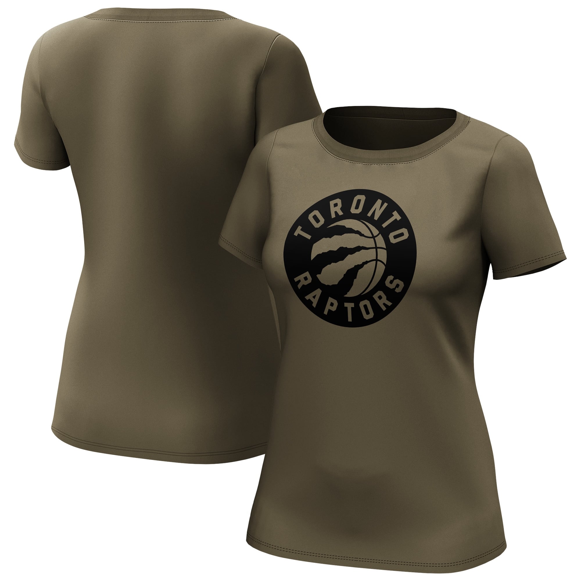 T-shirt con logo preferito dai fanatici dei Toronto Raptors - Donna