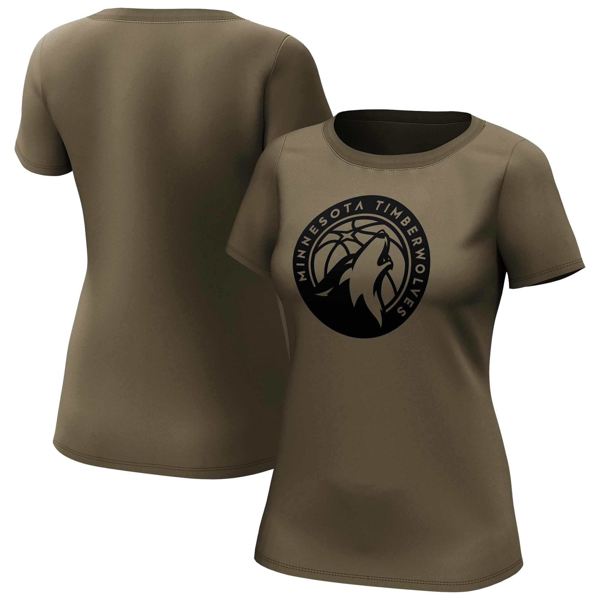 T-shirt con logo preferito dei Minnesota Timberwolves Fanatics - Donna