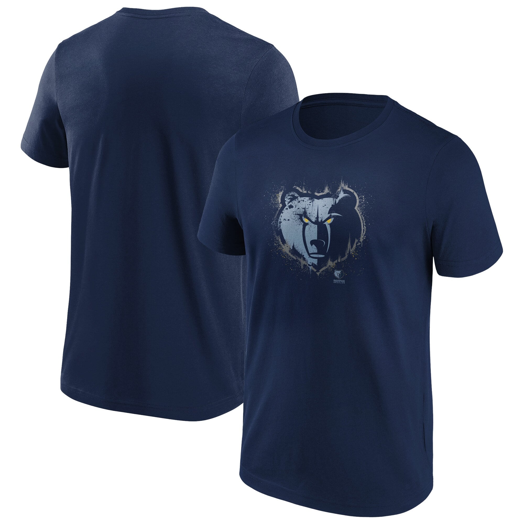 Camiseta con gráfico de salpicaduras de la marca Fanatics de los Memphis Grizzlies para hombre