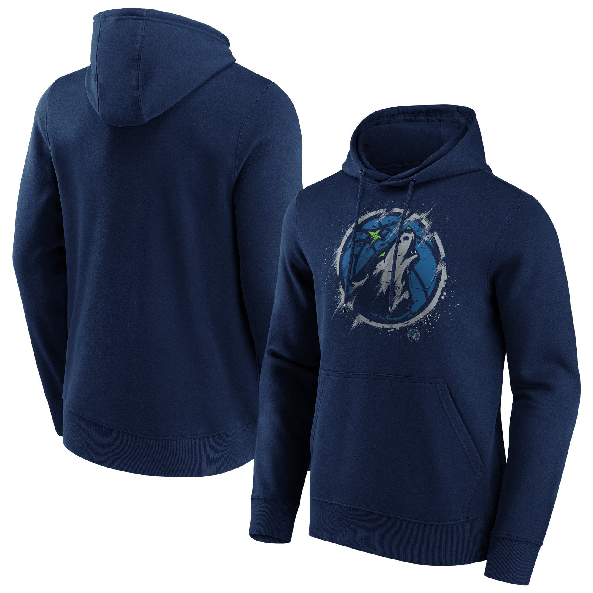 Minnesota Timberwolves Splatter Graphic Hoodie - Mens - Big and Tall