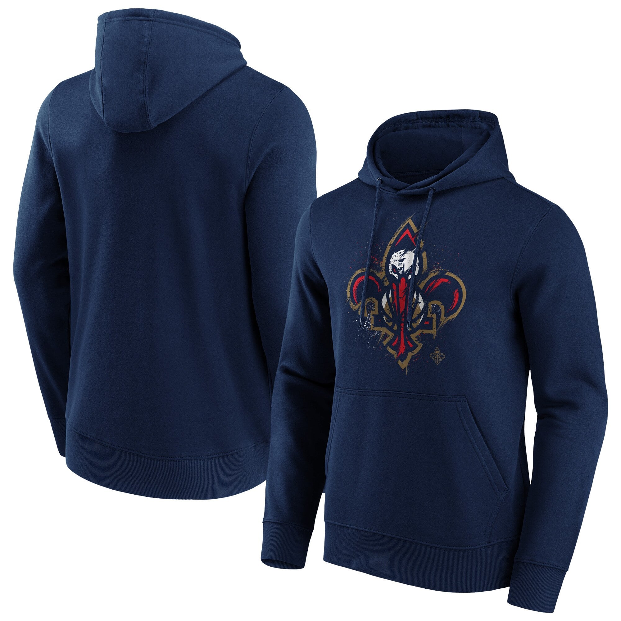 New Orleans Pelicans Splatter Graphic Hoodie - Mens - Big and Tall