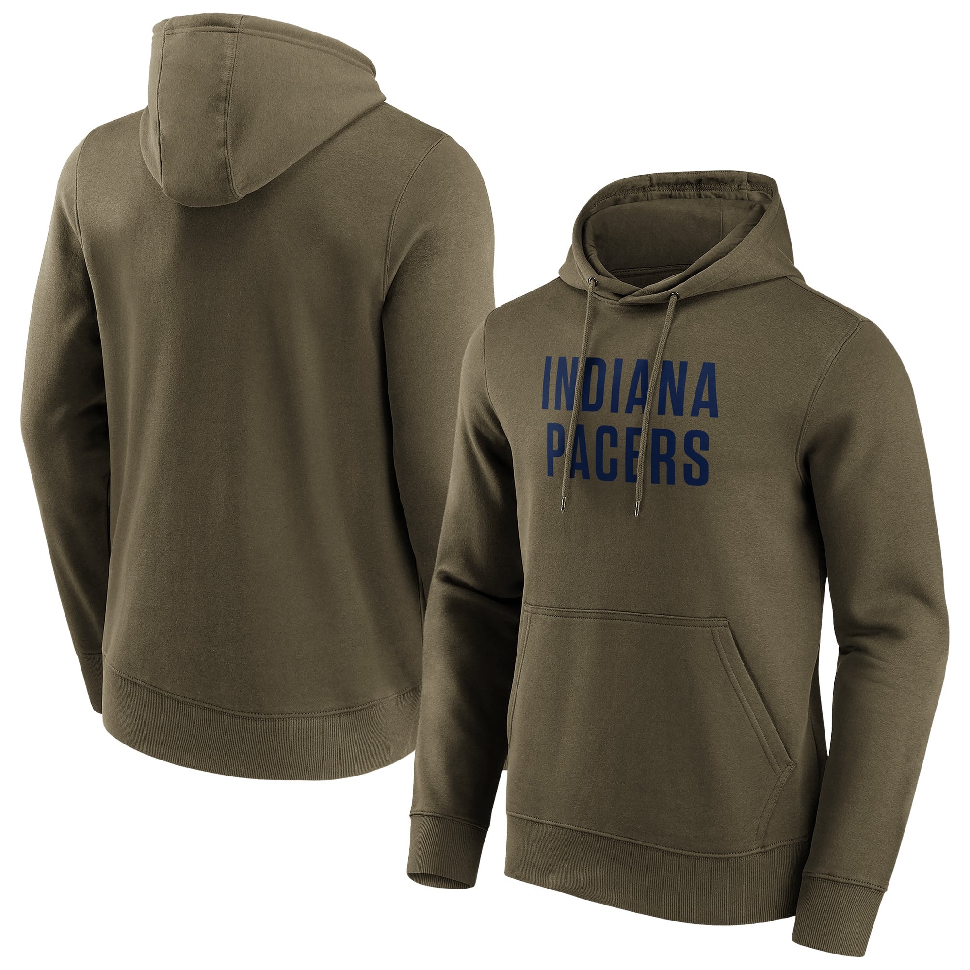 Indiana Pacers Fanatics Branded Fashion Color Wordmark Sudadera con capucha para hombre