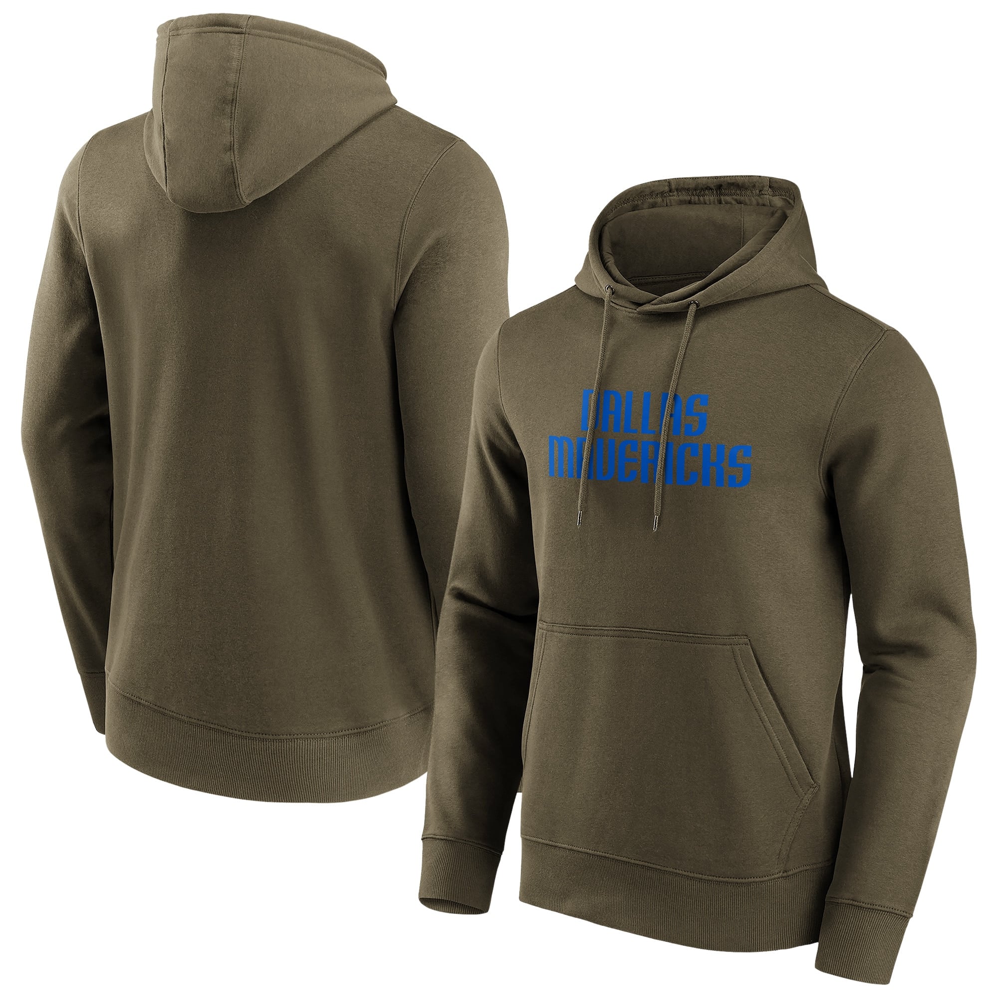 Dallas Mavericks Fanatics Branded Fashion Color Wordmark Sudadera con capucha para hombre
