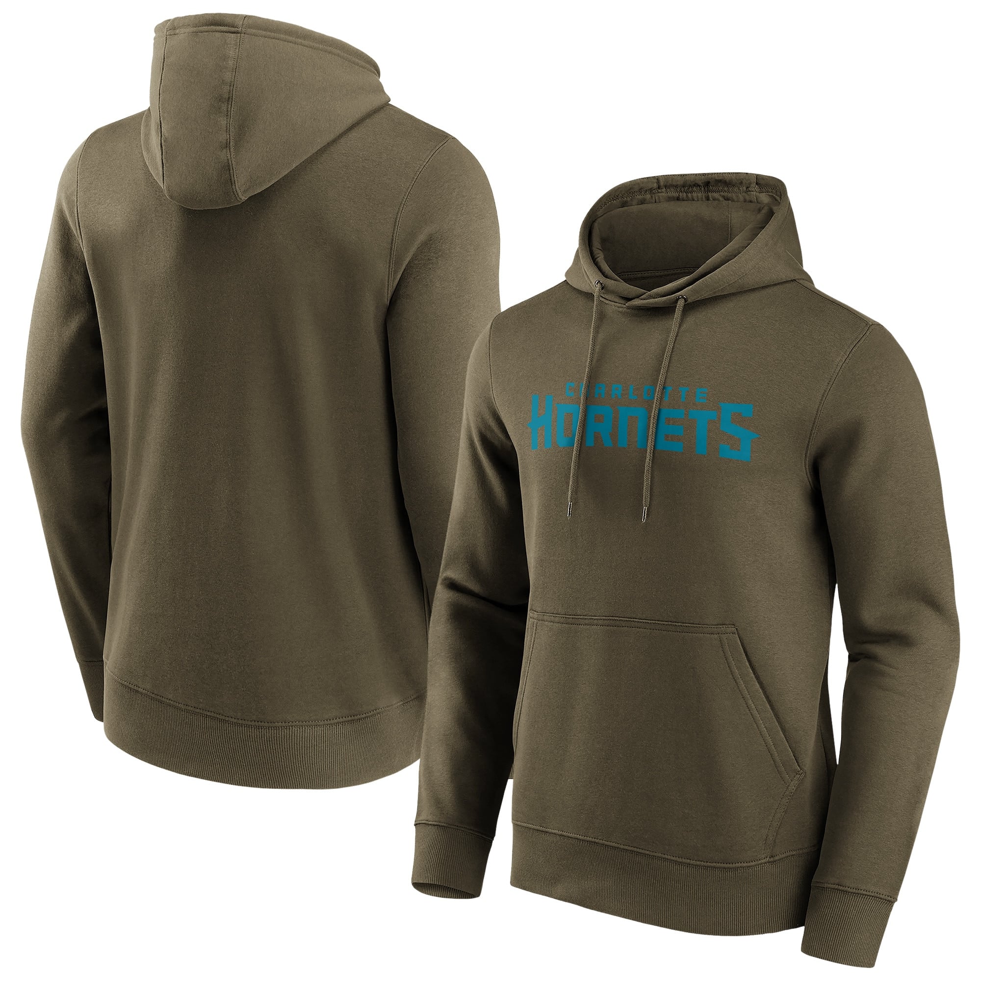 Sudadera con capucha Charlotte Hornets Fanatics Branded Fashion Color Wordmark para hombre