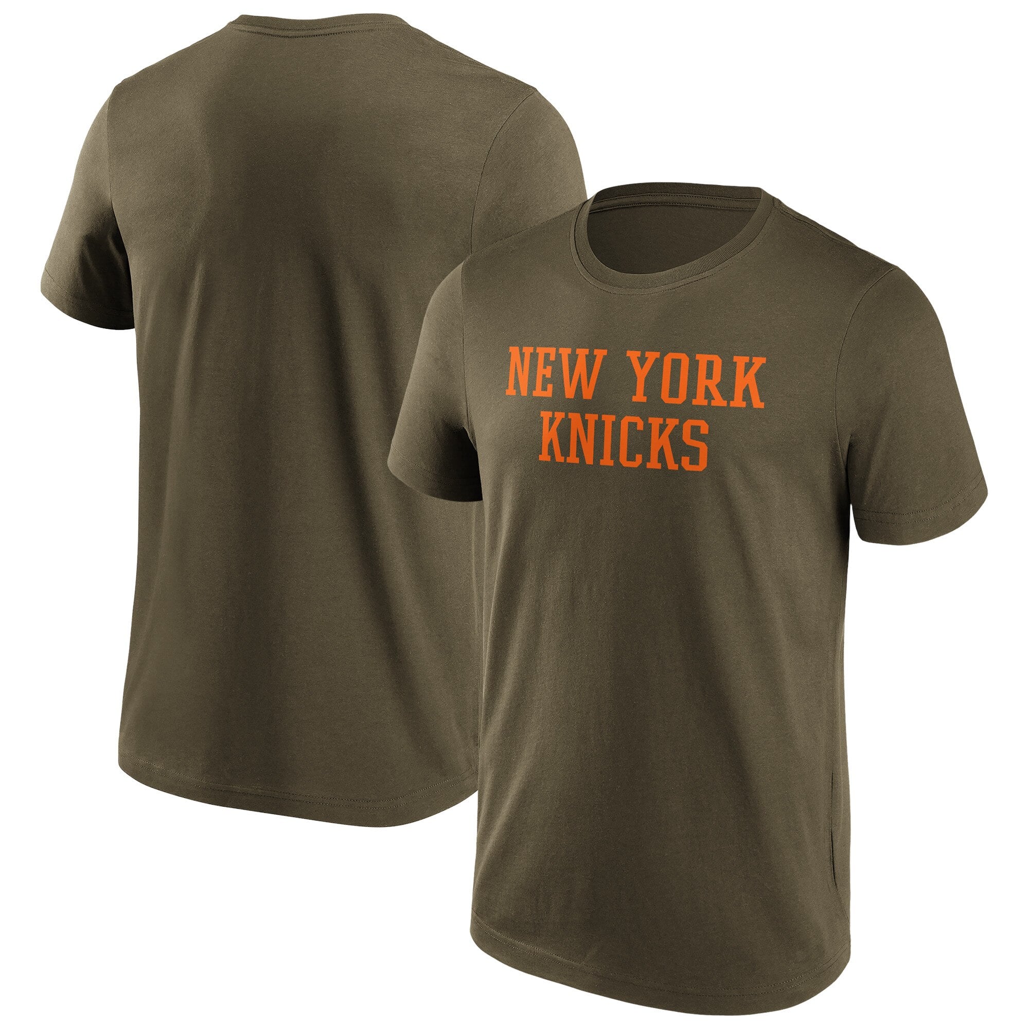 New York Knicks Fanatics T-shirt con marchio di moda a colori Wordmark - Uomo