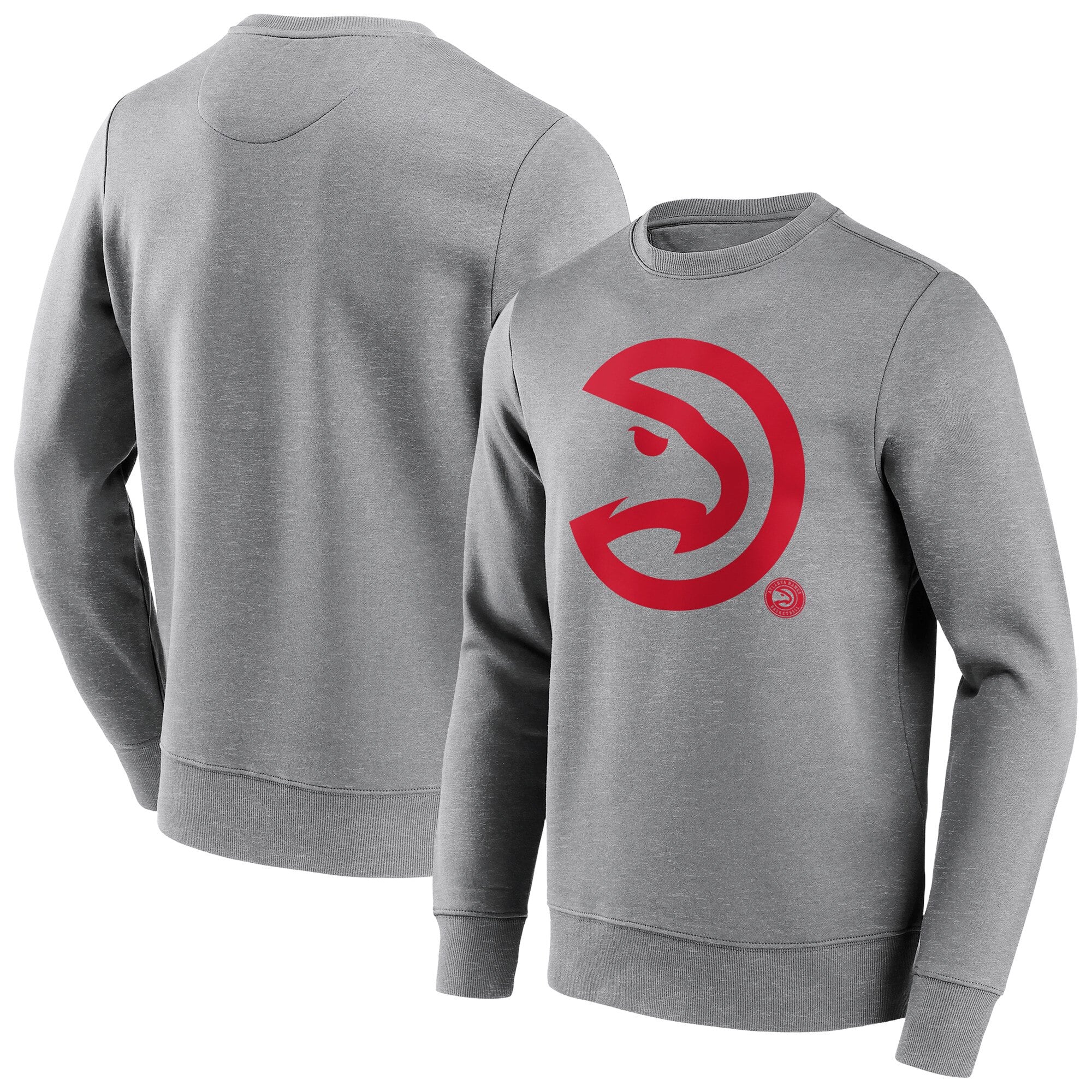 Sudadera Atlanta Hawks Fanatics Branded Mono Logo Crew - Hombre
