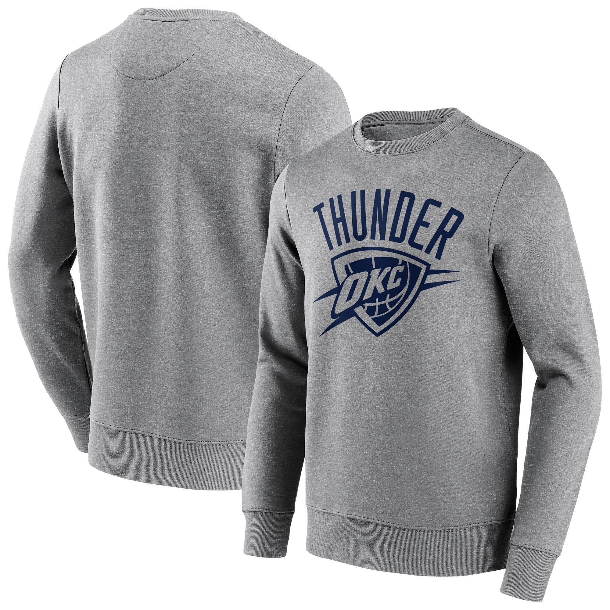 Sudadera Oklahoma City Thunder Fanatics Branded Mono Logo Crew - Hombre
