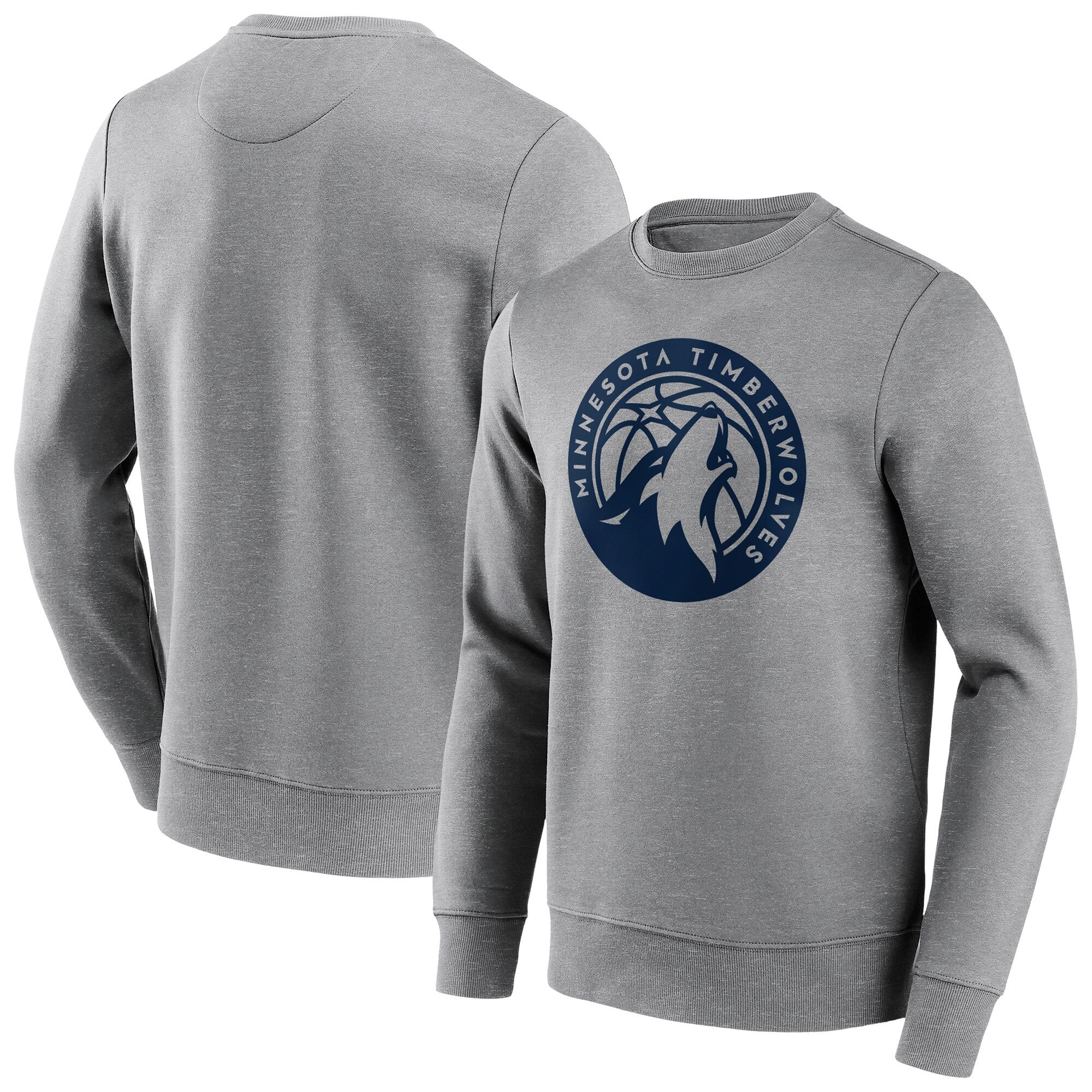 Sudadera Minnesota Timberwolves Fanatics Branded Mono Logo Crew - Hombre