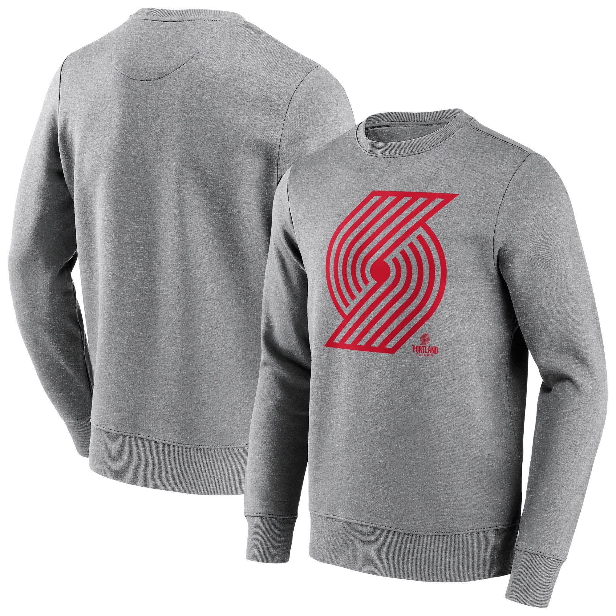 Portland Trail Blazers Mono Logo Crew Sweatshirt - Mens - Big and Tall