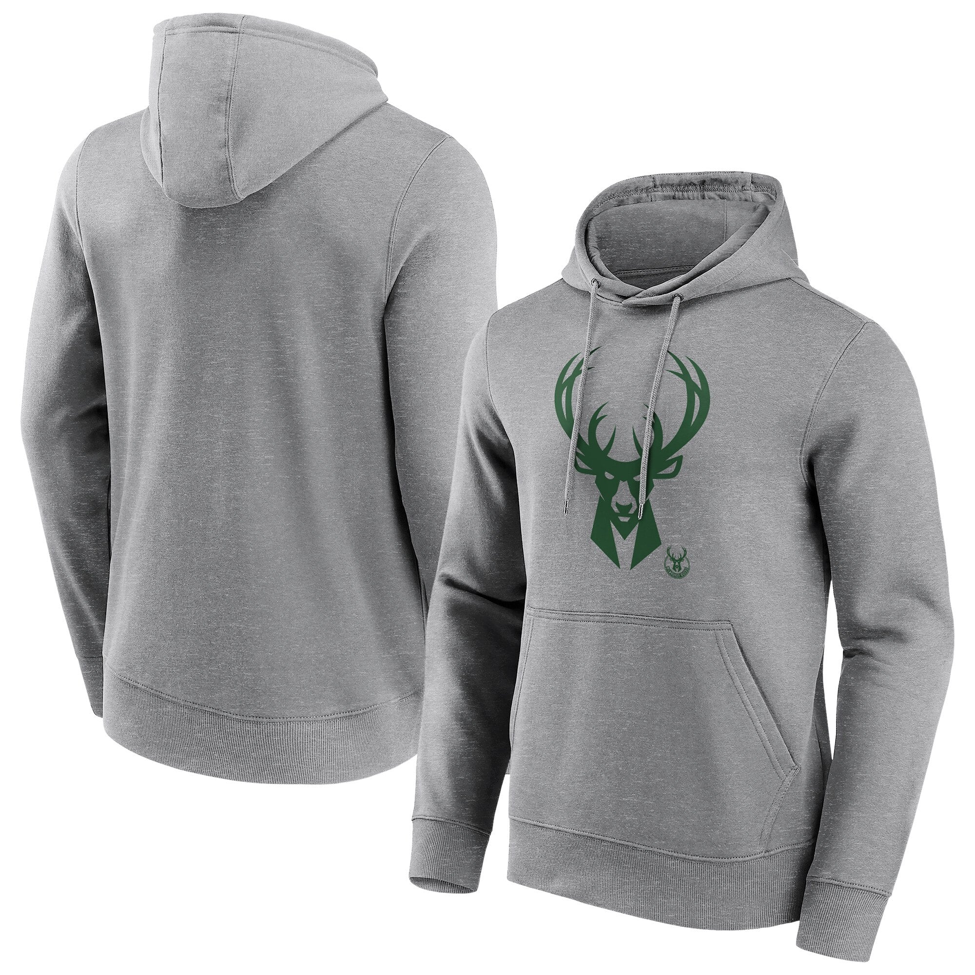Milwaukee Bucks Mono Logo Hoodie - Mens - Big and Tall