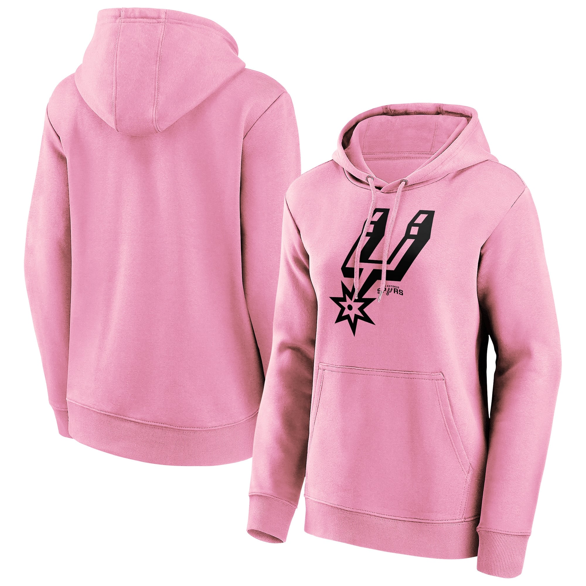Felpa con cappuccio e logo a colori di marca dei San Antonio Spurs Fanatics - Donna