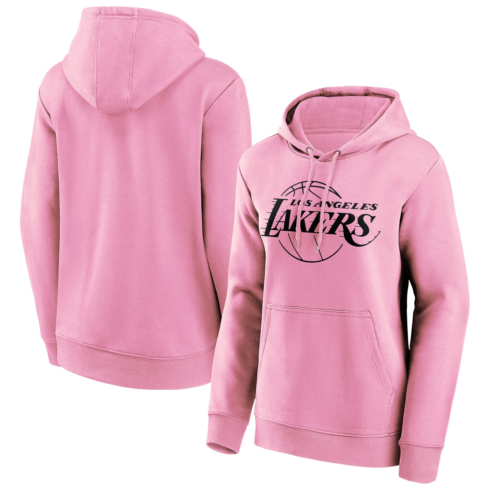Felpa con cappuccio e logo a colori di marca dei fanatici dei Los Angeles Lakers - Donna